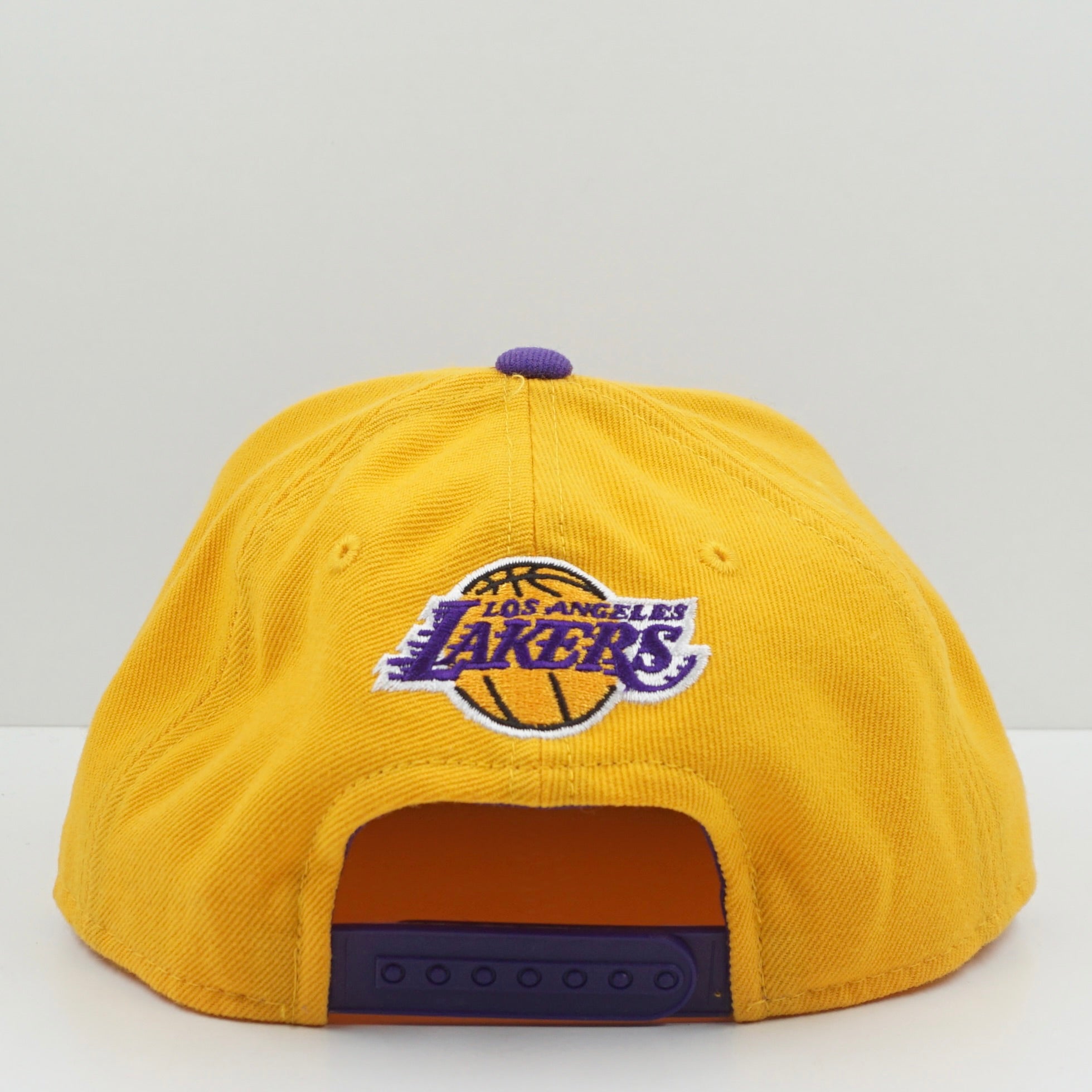 Adidas NBA Lakers Yellow Purple Snapback Cap