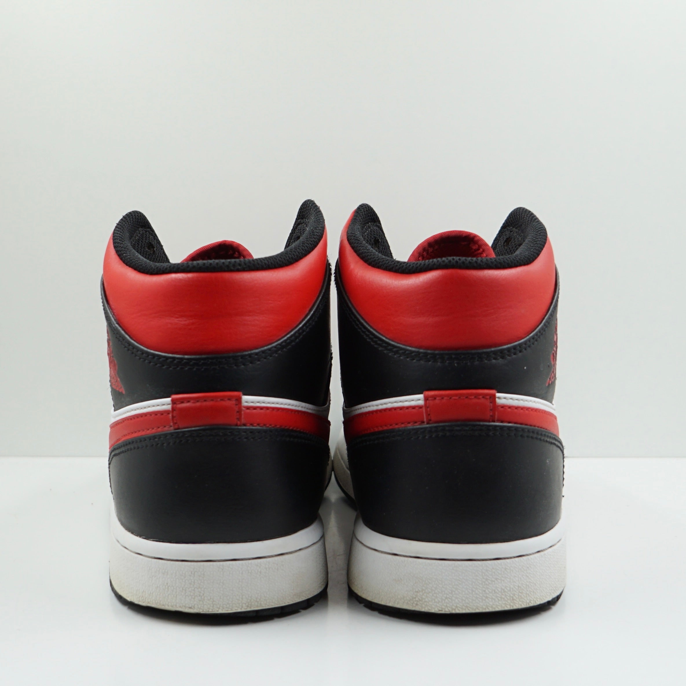 Jordan 1 Mid White Black Red (2022)