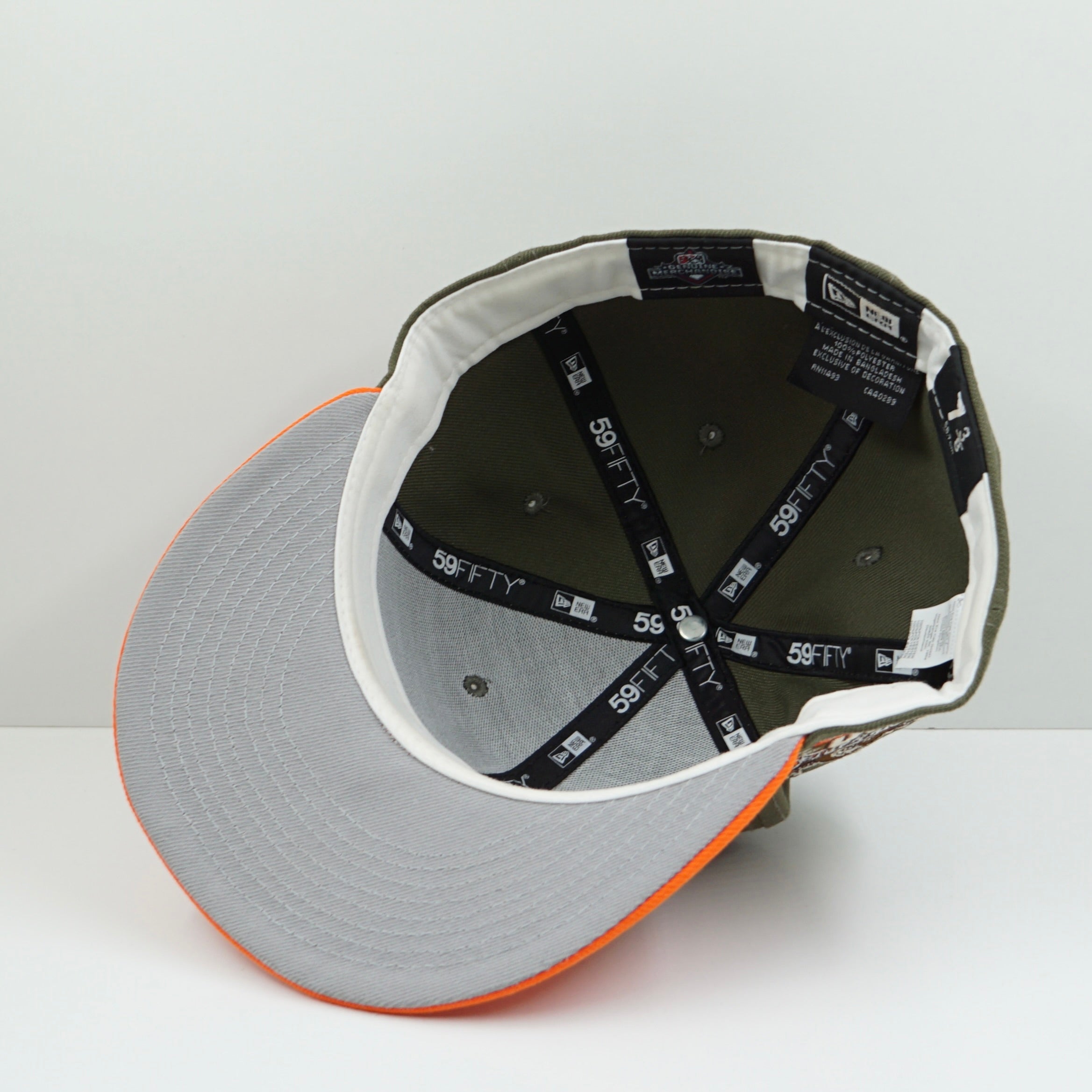 New Era Grizzlies Green Orange Fitted Cap