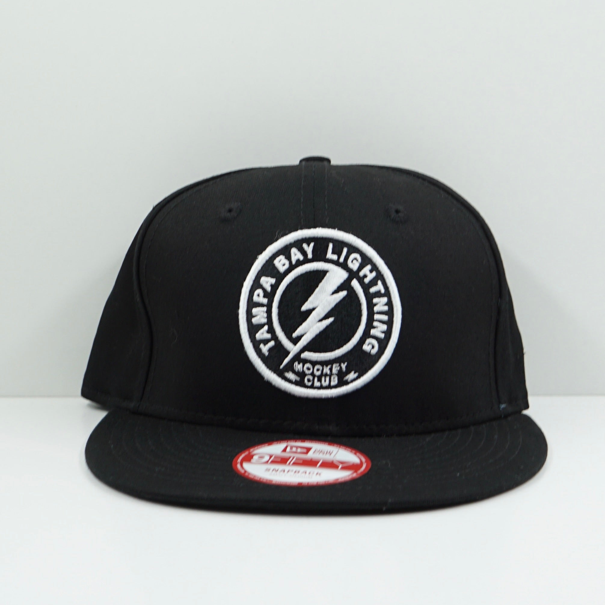 New Era Tampa Bay Lightning Hockey Club Black Snapback Cap