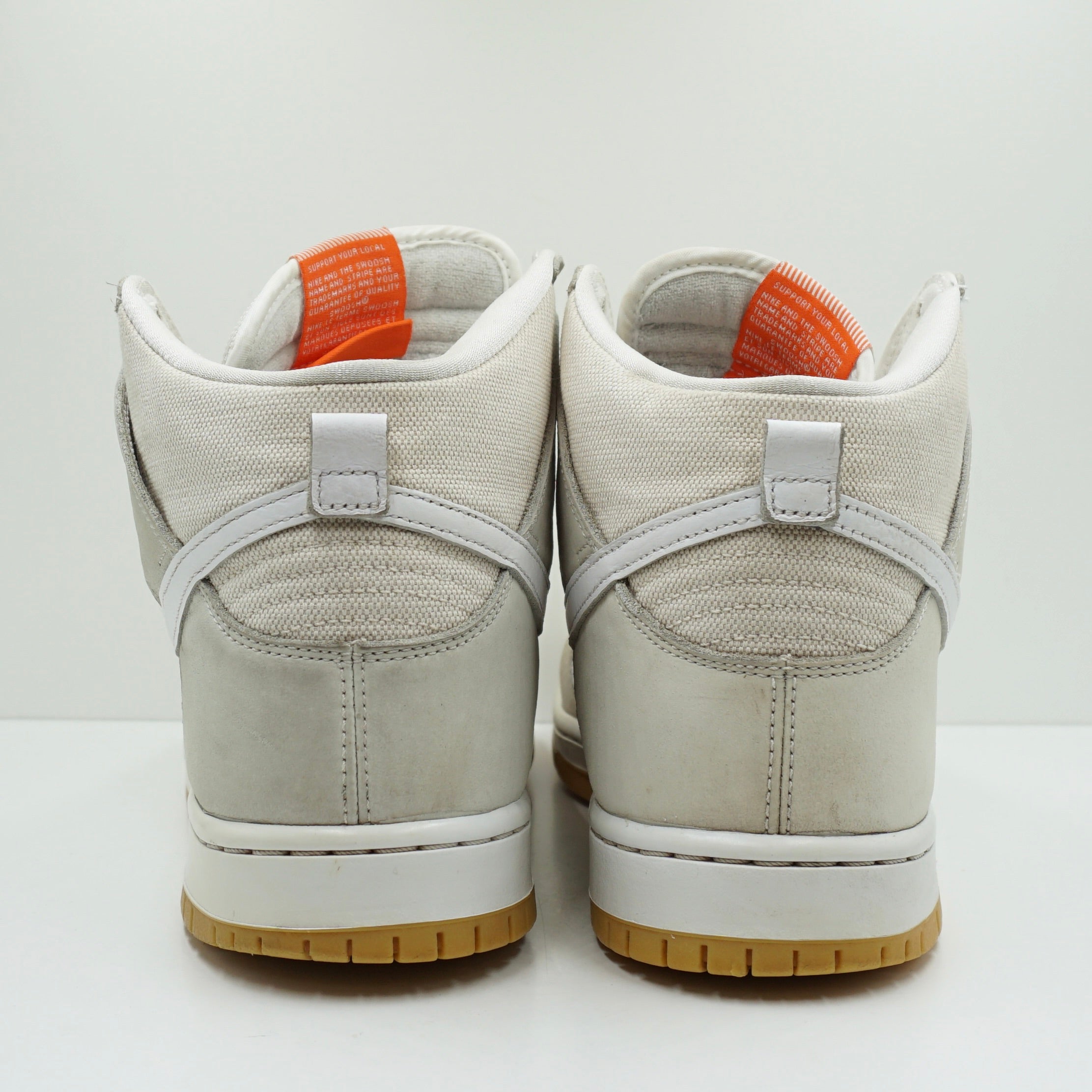 Nike SB Dunk High Pro ISO Orange Label Unbleached Natural