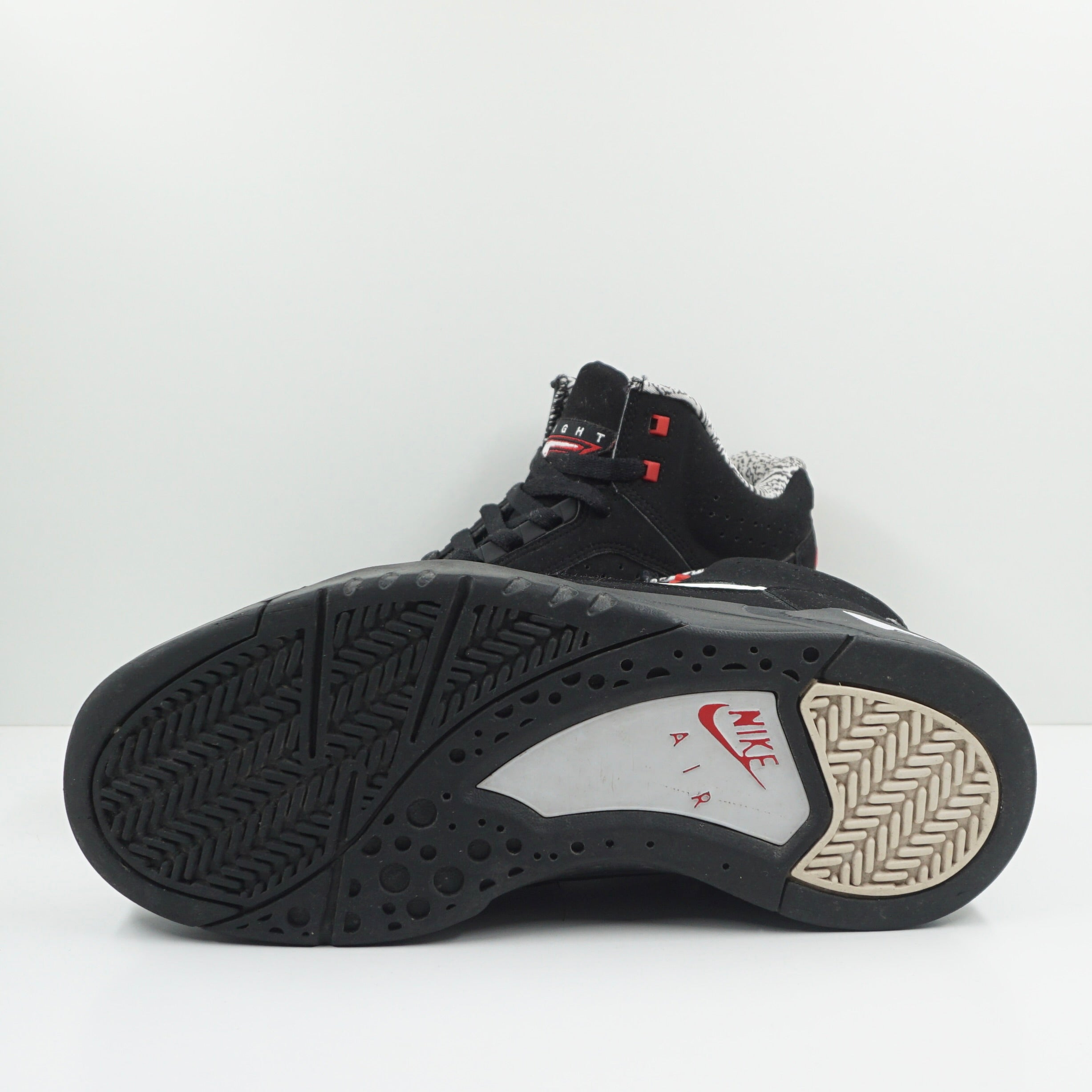 Nike Air Flight Lite II Mid Black White Varsity Red