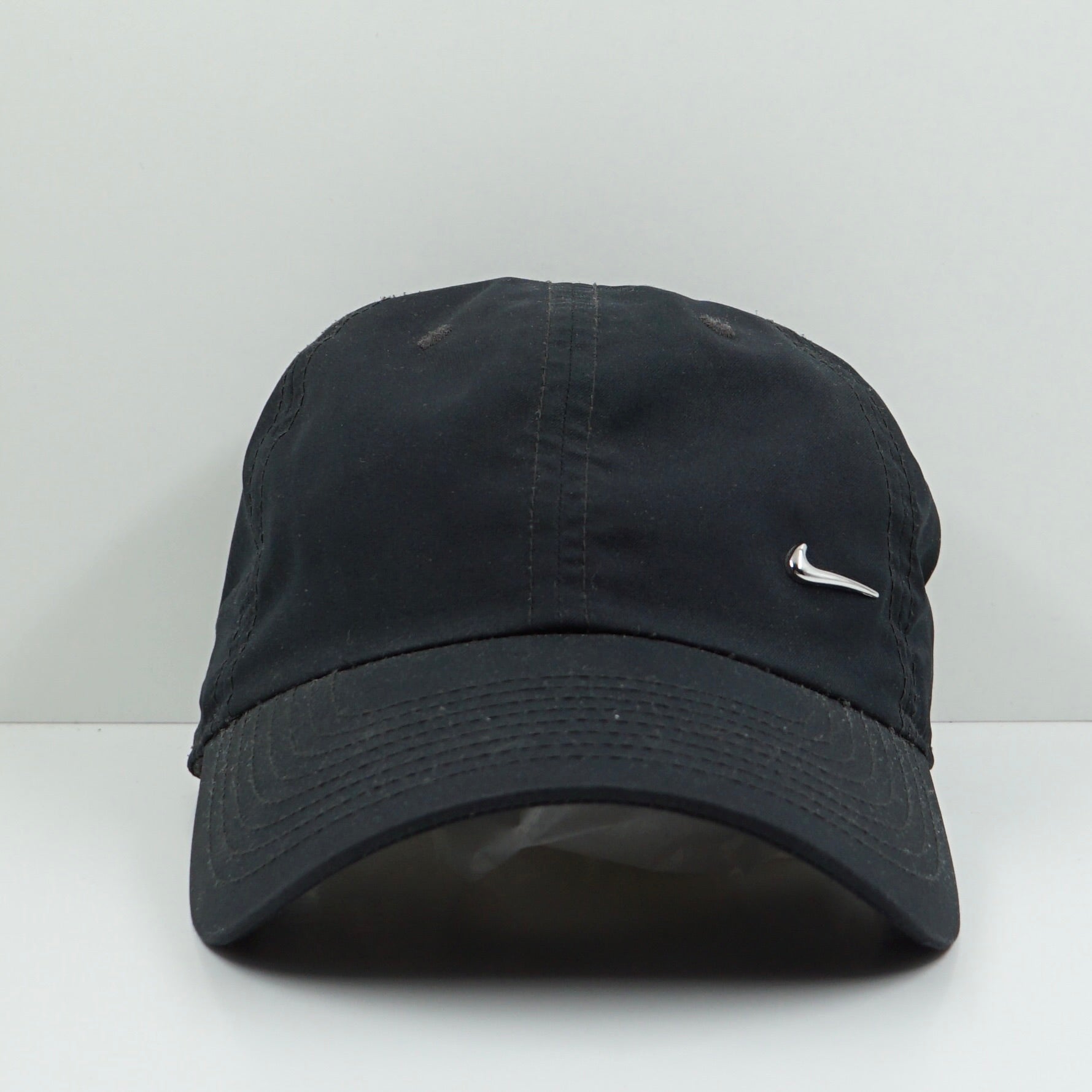 Nike Dri-FIT Club Unstructured Metal Swoosh Black Adjustable Cap