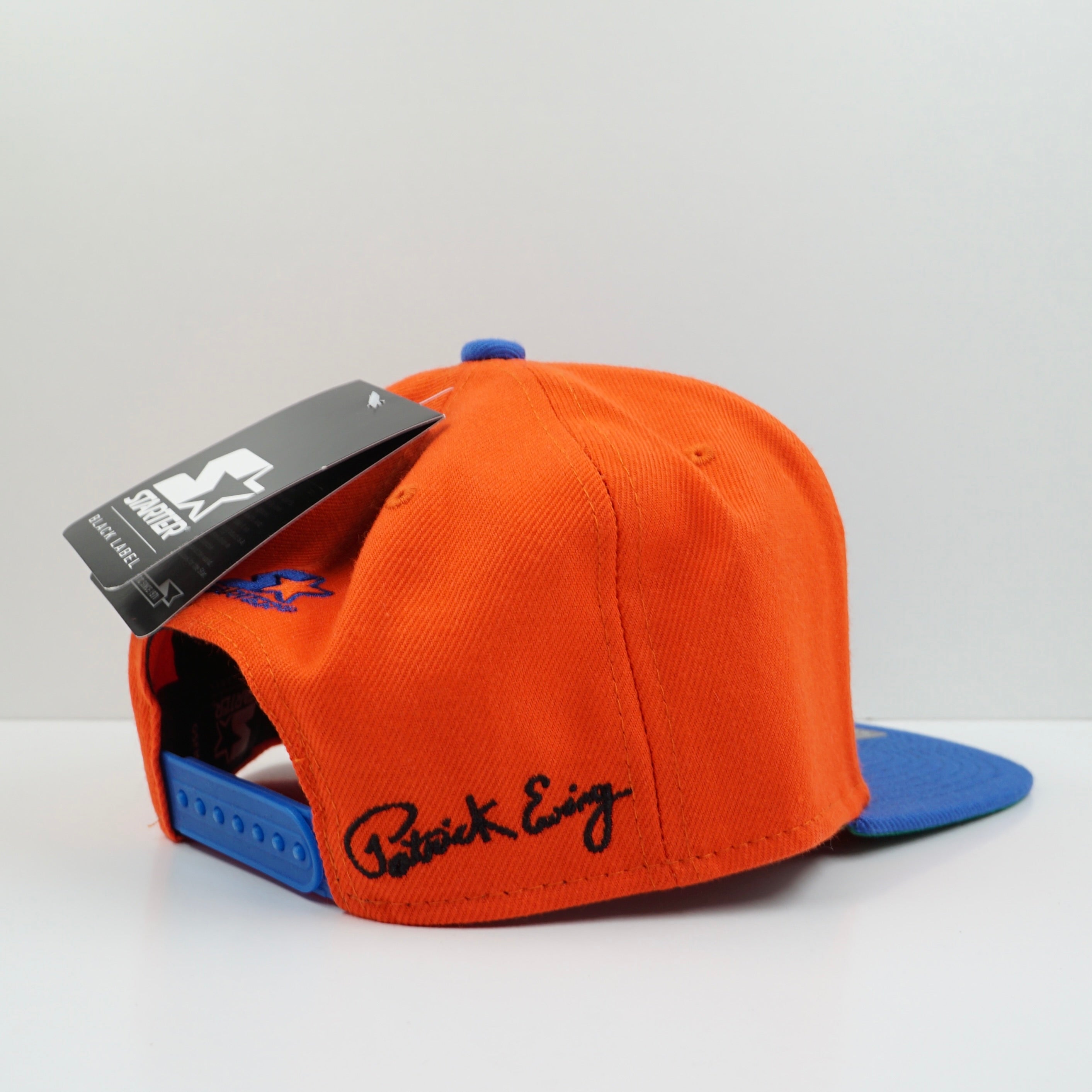 Starter Black Label Patrick Ewing Orange Blue Snapback Cap
