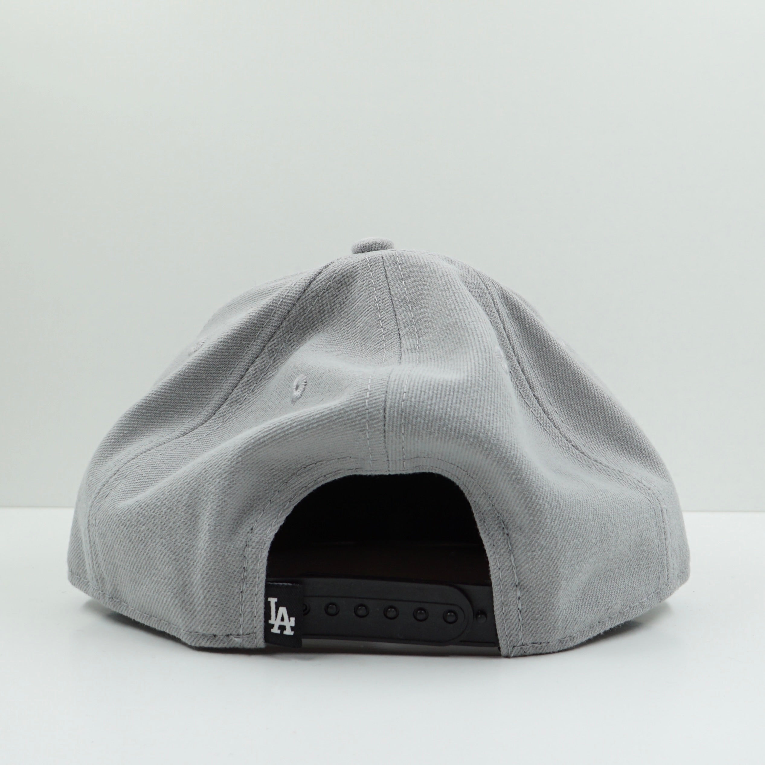 New Era Los Angeles Dodgers Grey Black Brim Snapback Cap