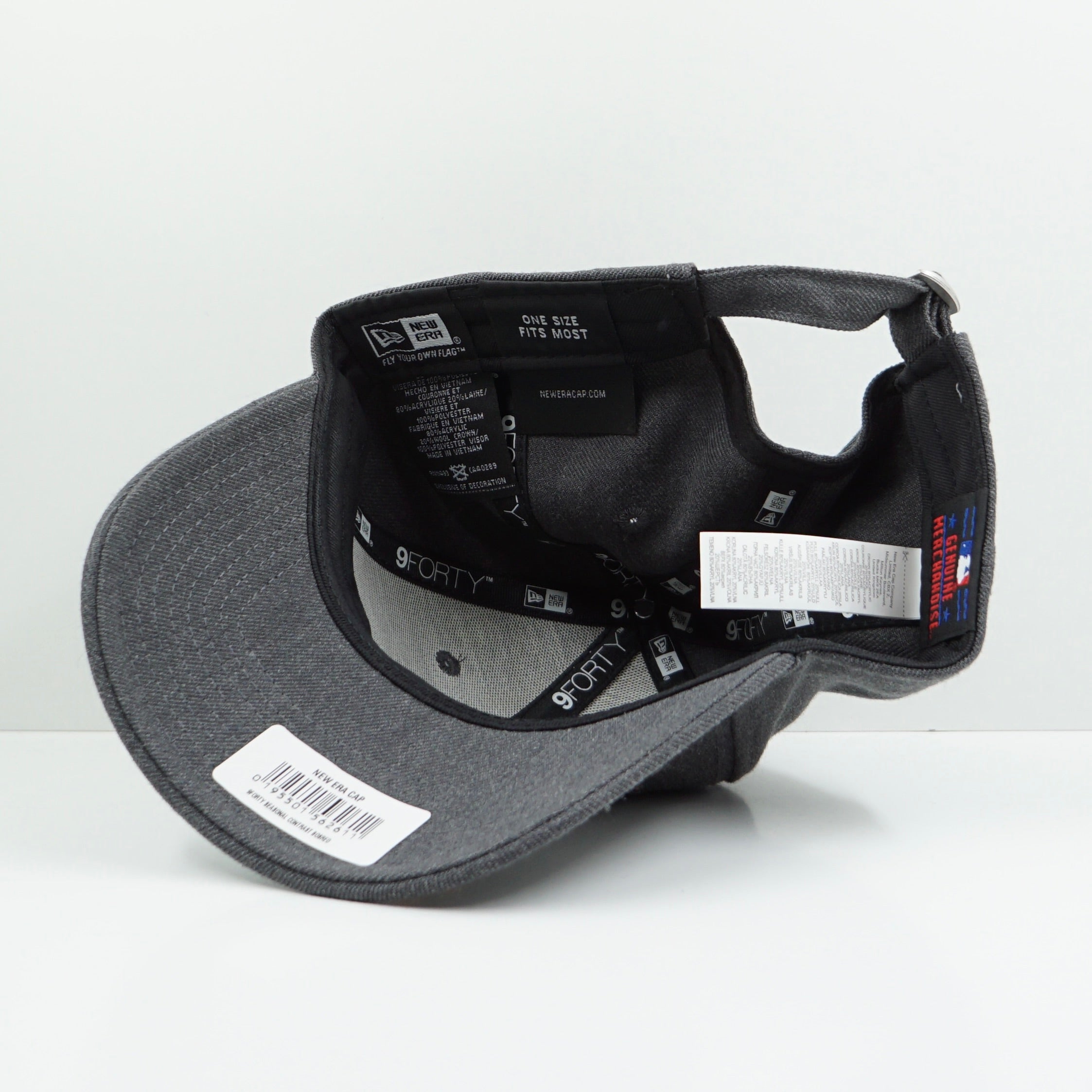 New Era Boston Red Sox 9Forty Grey Adjustable Cap