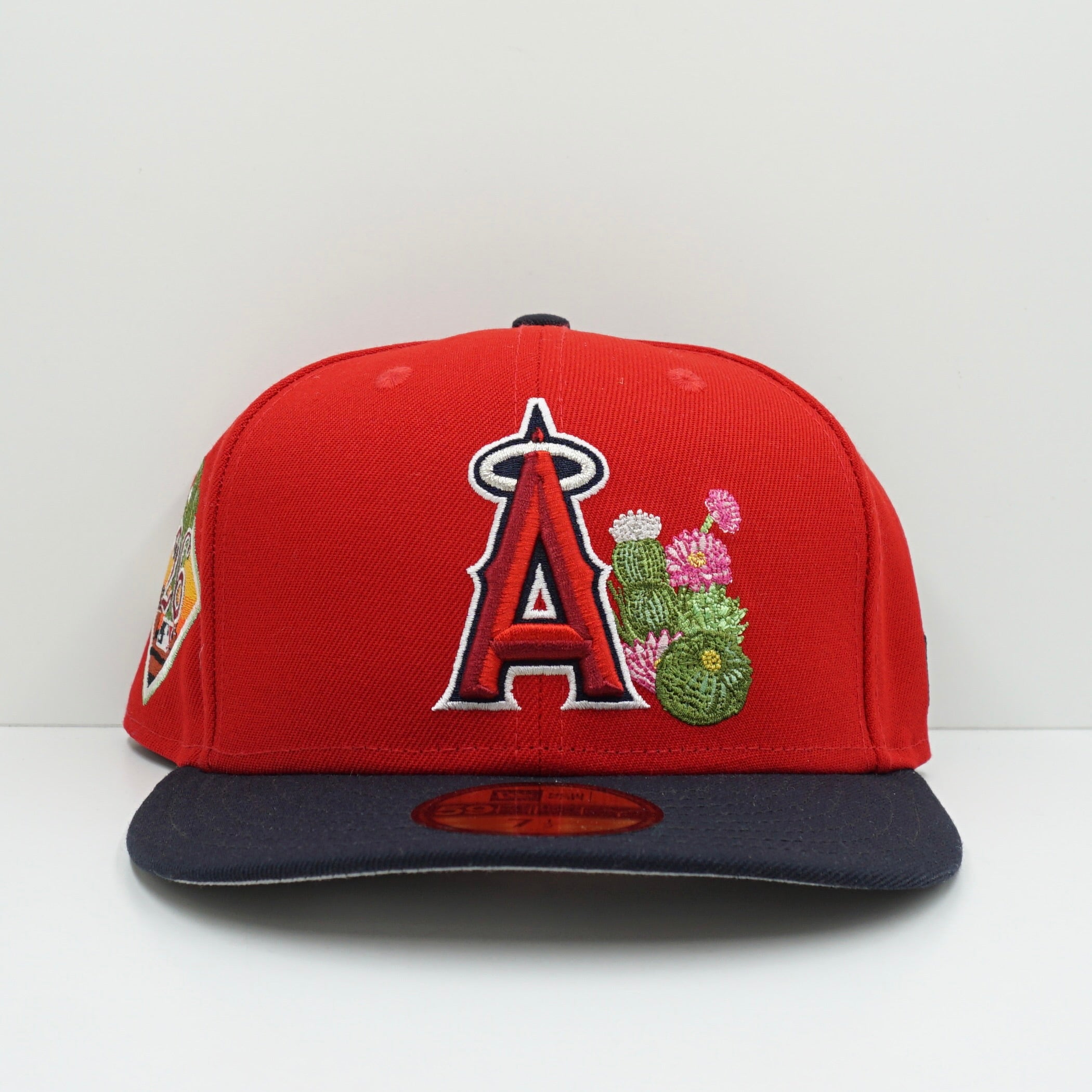 New Era Los Angeles Angels Spring Training 2026 Red Navy Fitted Cap