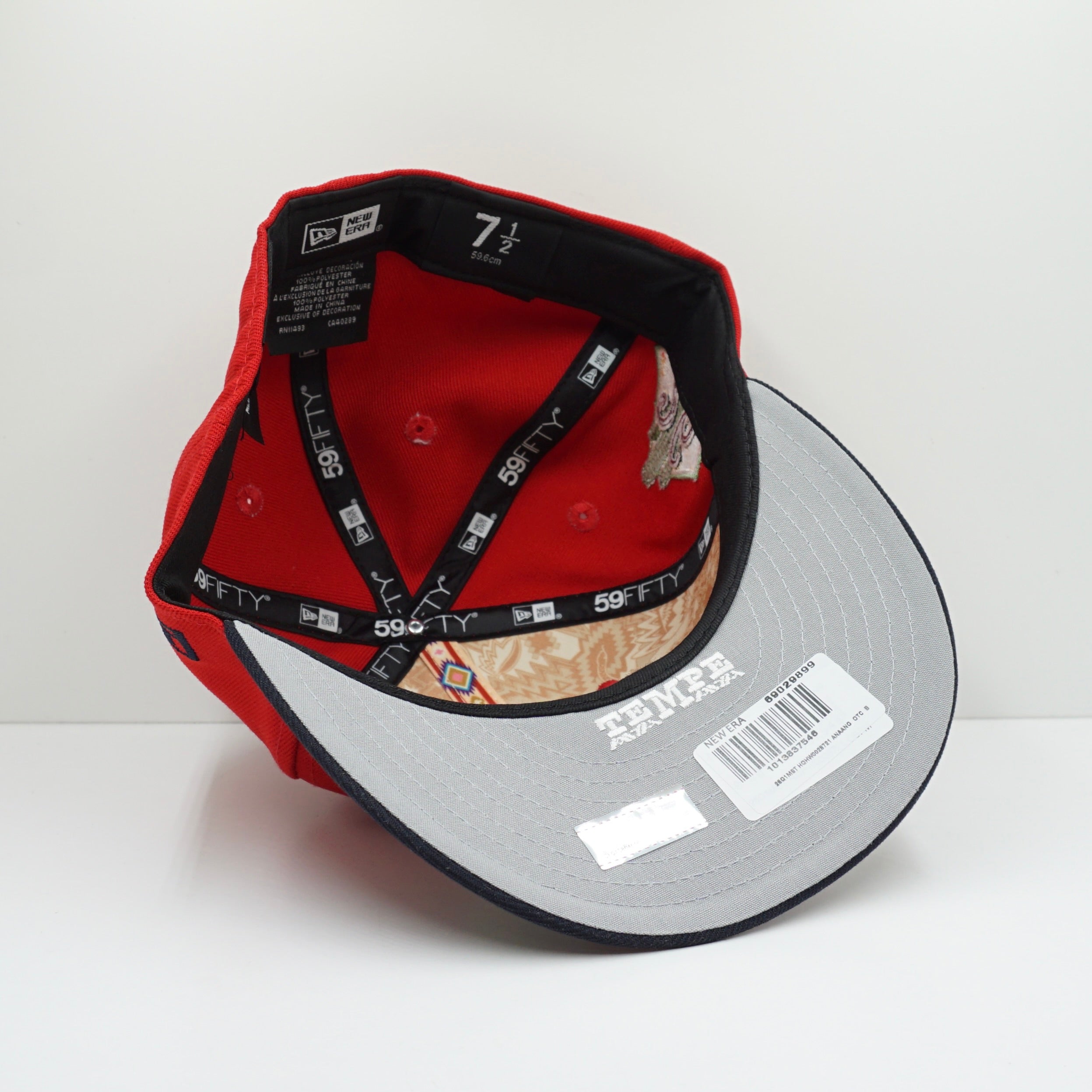 New Era Los Angeles Angels Spring Training 2026 Red Navy Fitted Cap