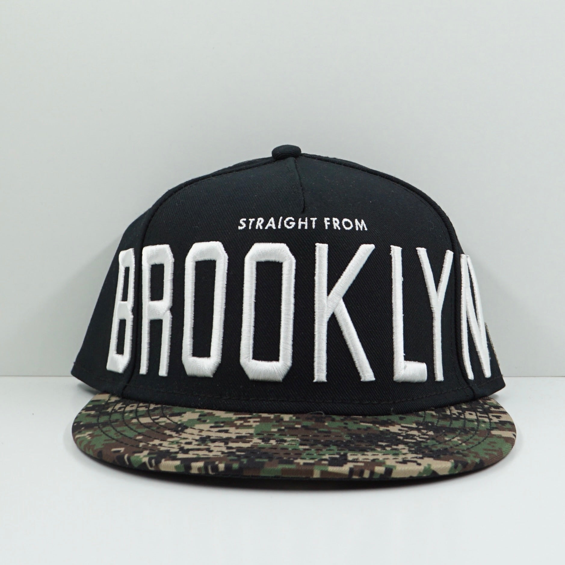 Cayler & Sons Straight From Brooklyn Black Camo Snapback Cap