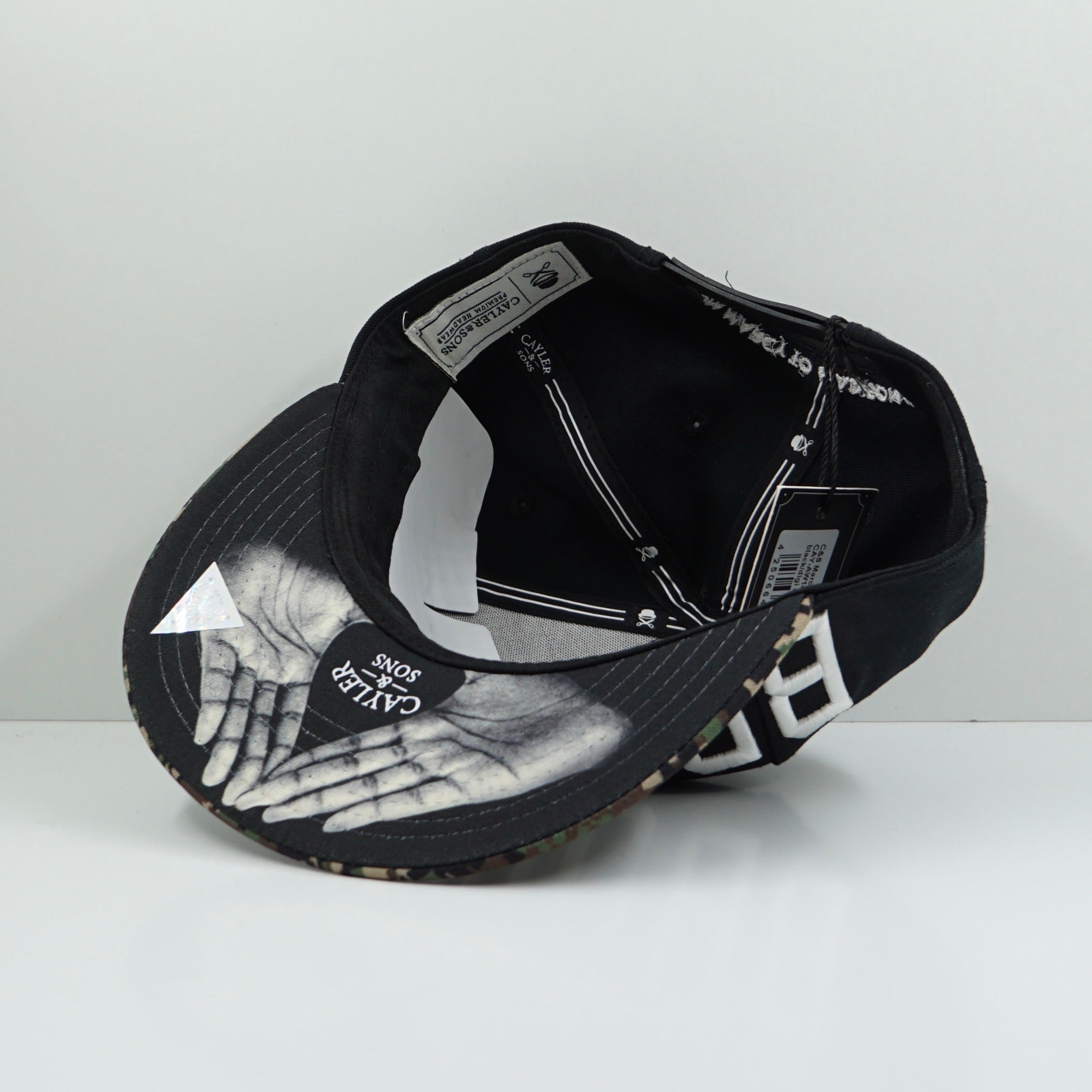 Cayler & Sons Straight From Brooklyn Black Camo Snapback Cap