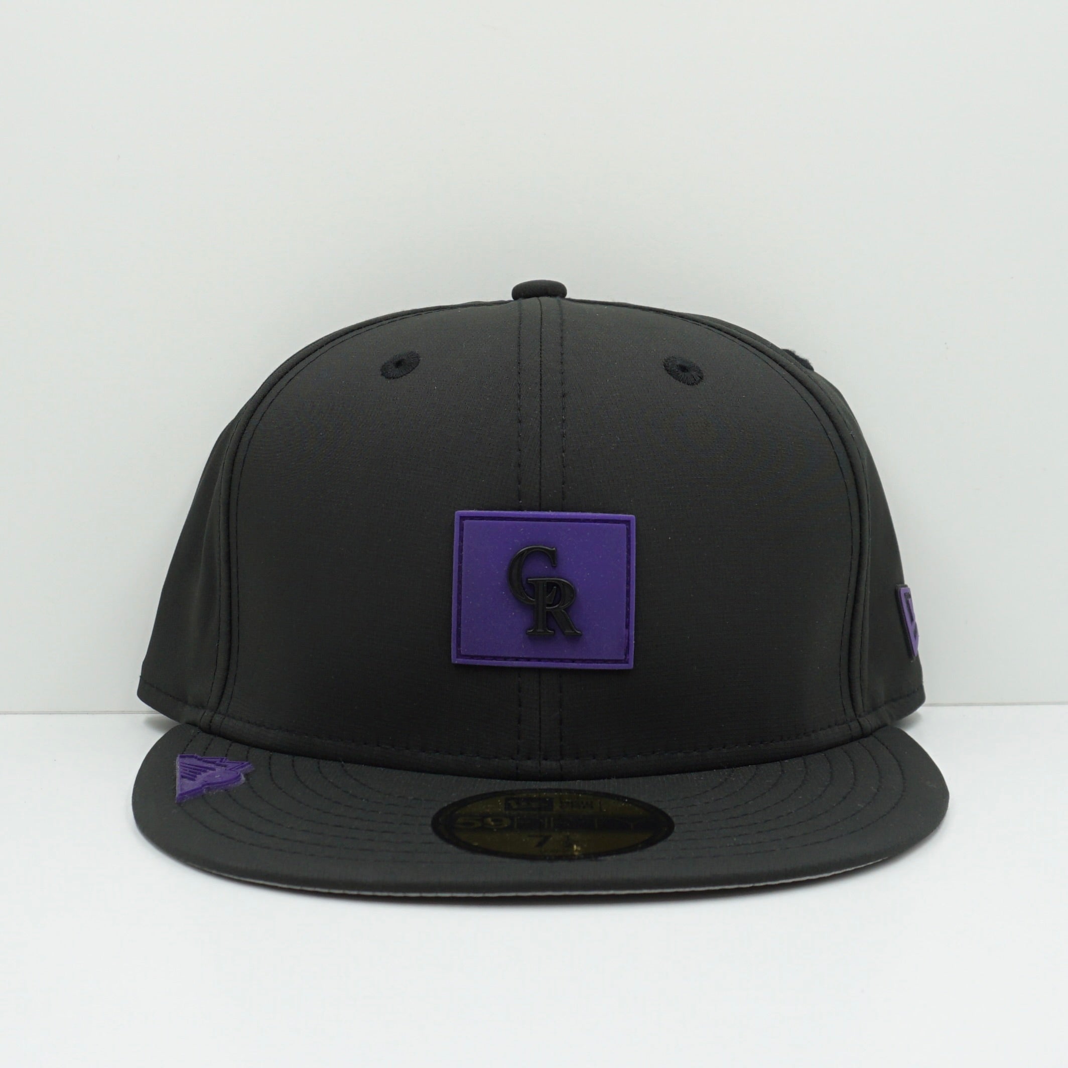 New Era Colorado Rockies MLB Black Purple Fitted Cap
