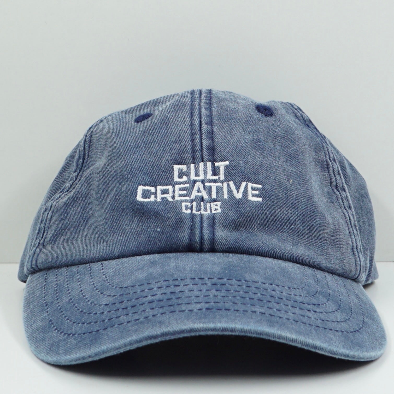 Cult Creative Club Washed Blue Adjustable Cap