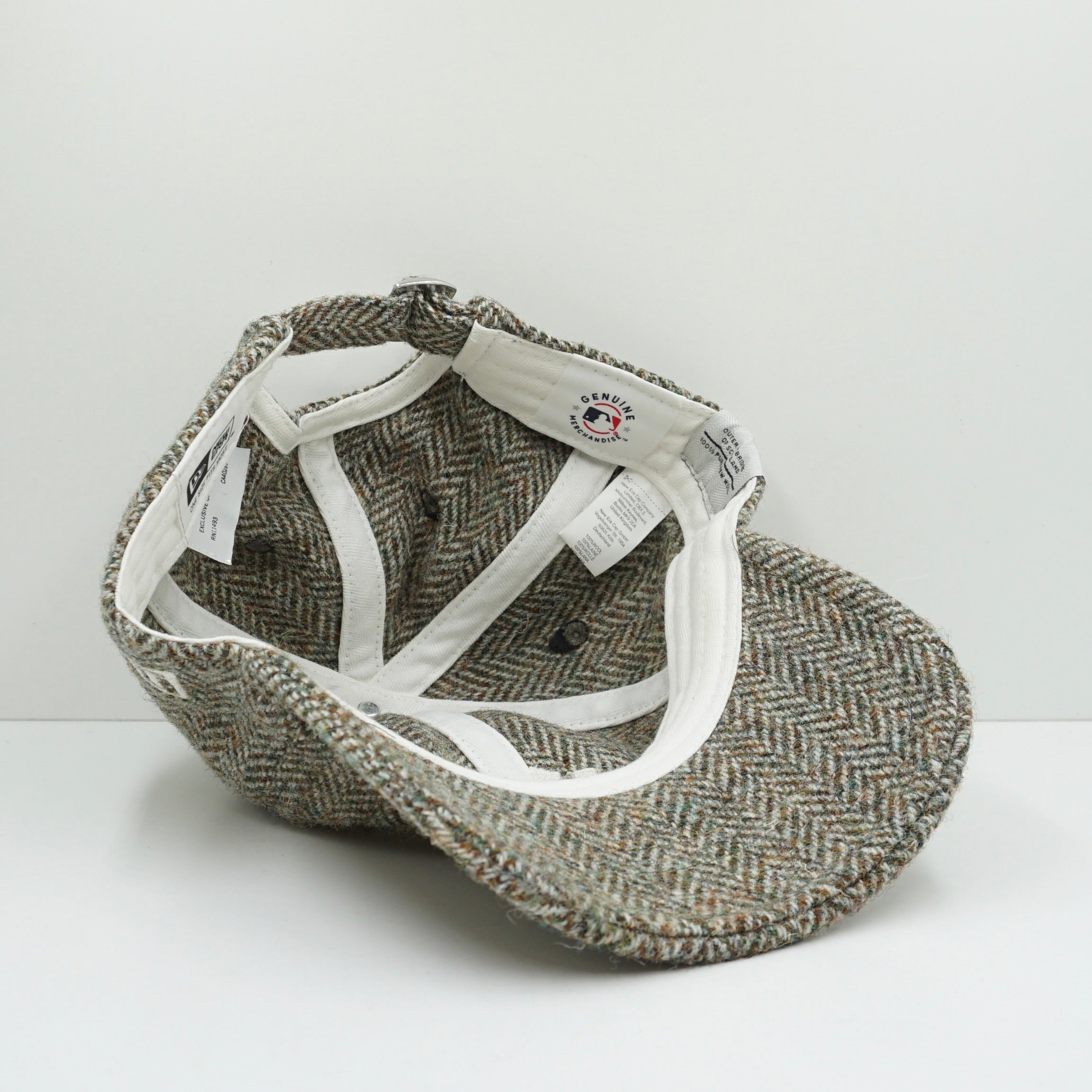 New Era Harris Tweed  New York Yankees Wool Green Adjustable Cap