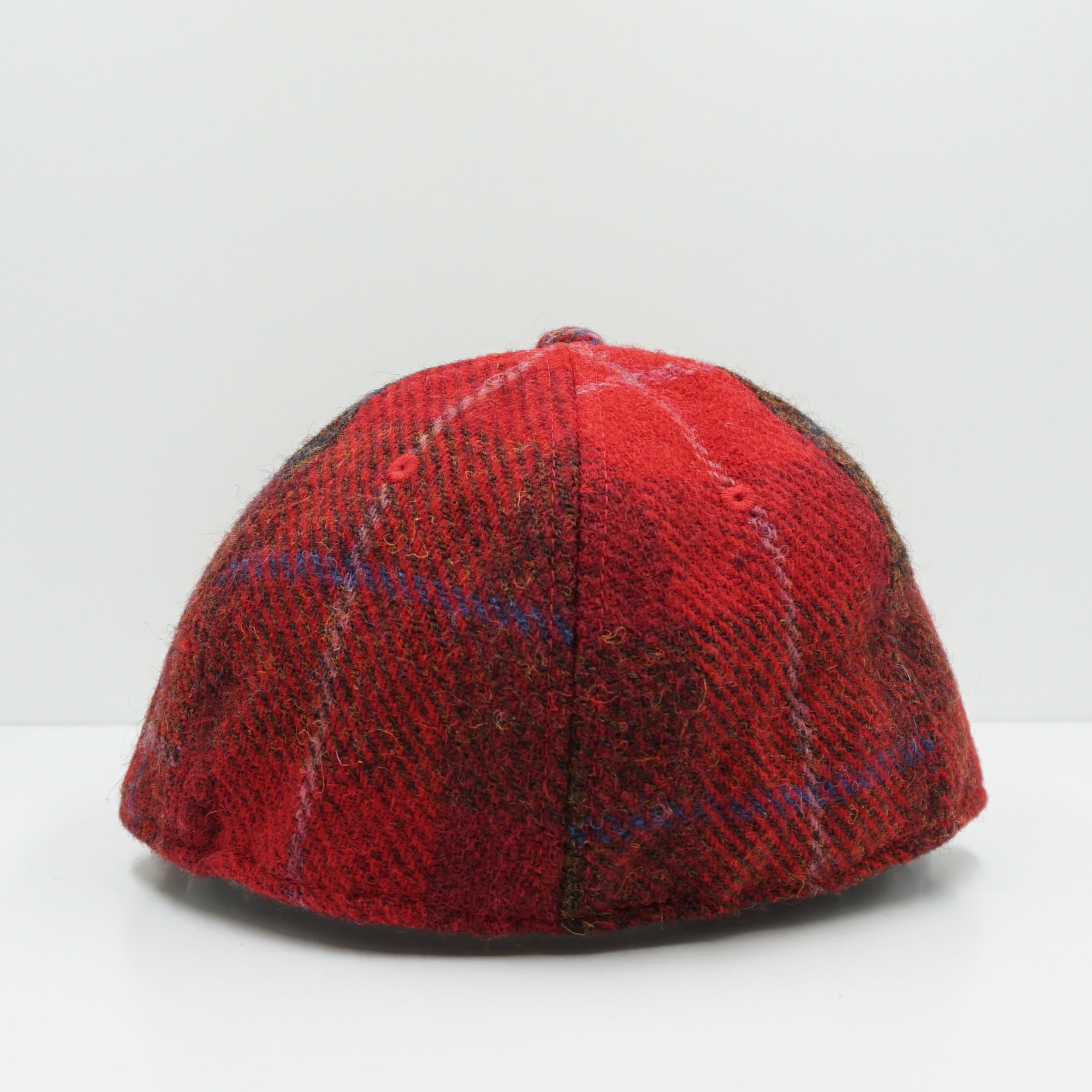 New Era Logo Harris Tweed Relaxed Heritage Red Fitted Cap