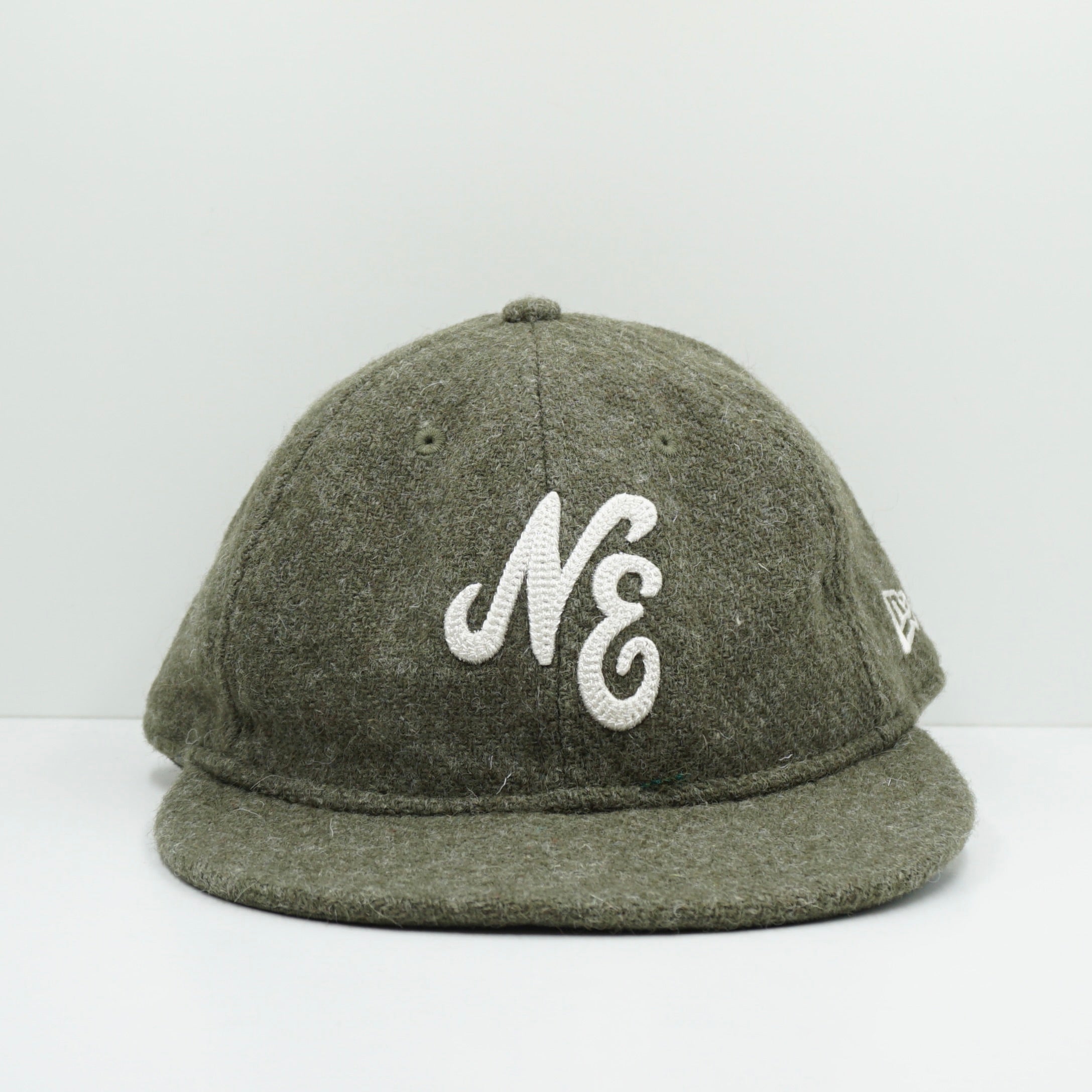 New Era Logo Harris Tweed Relaxed Heritage Green Fitted Cap