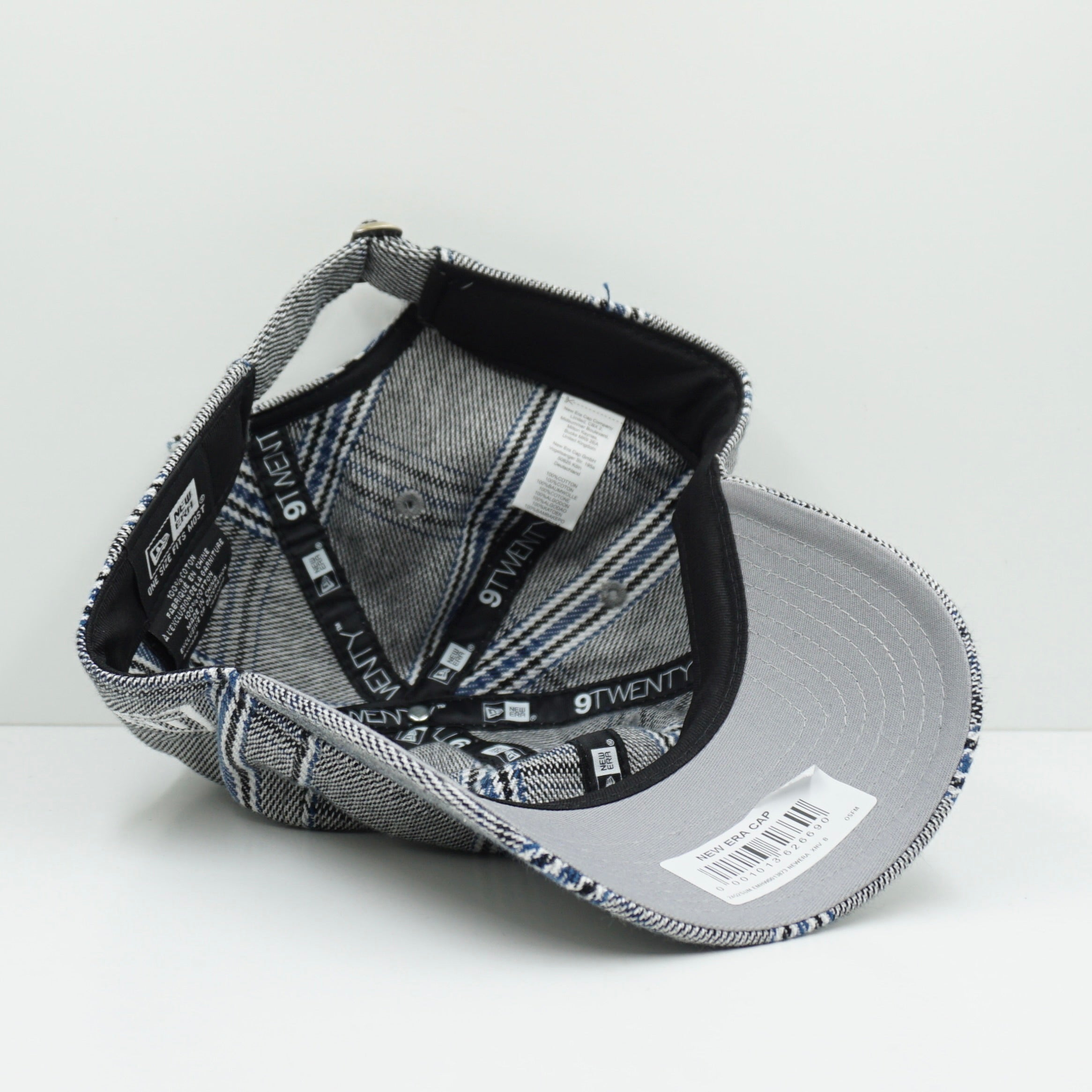 New Era Grey White Adjustable Cap