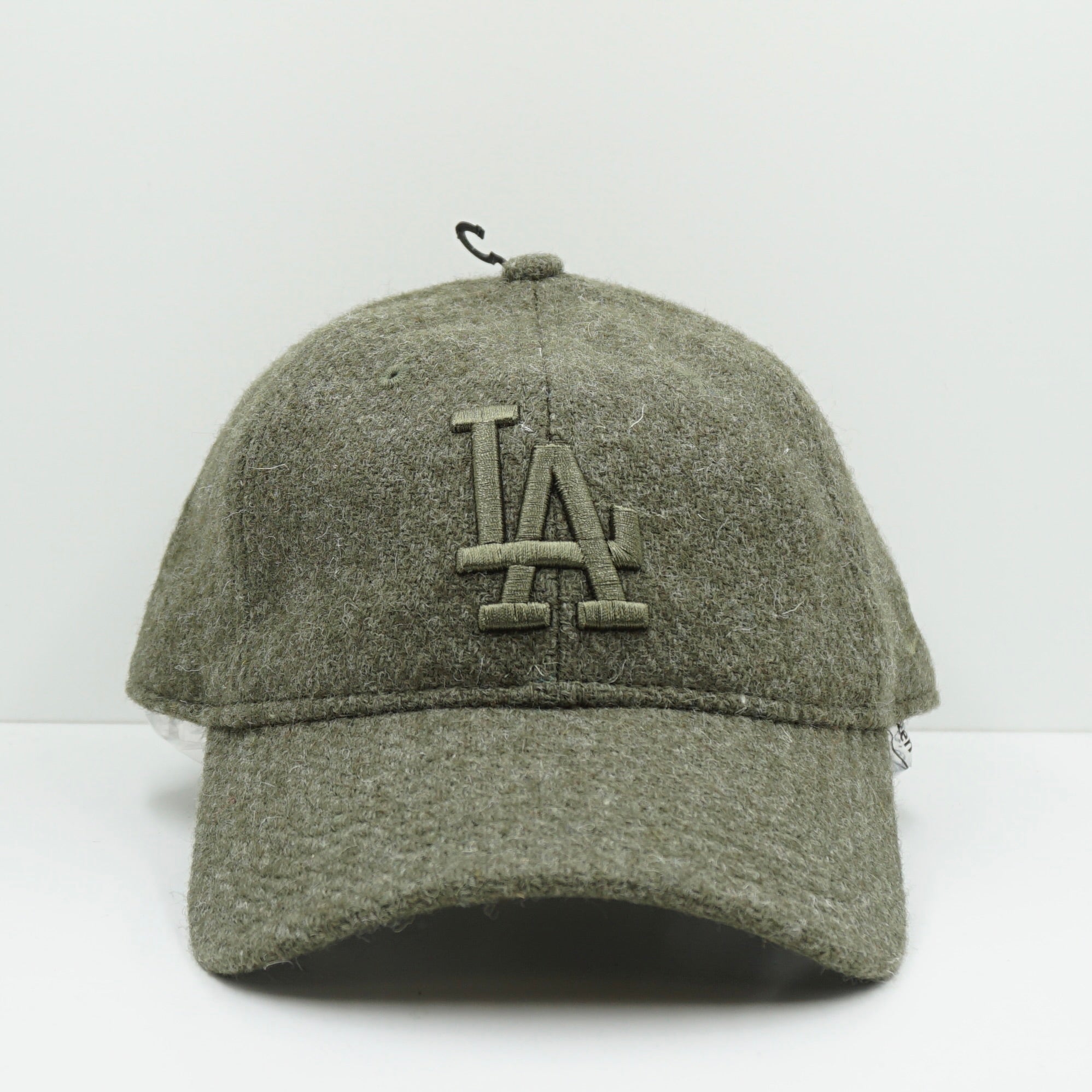 New Era Los Angeles Dodgers Tweed Wool Green Adjustable Cap