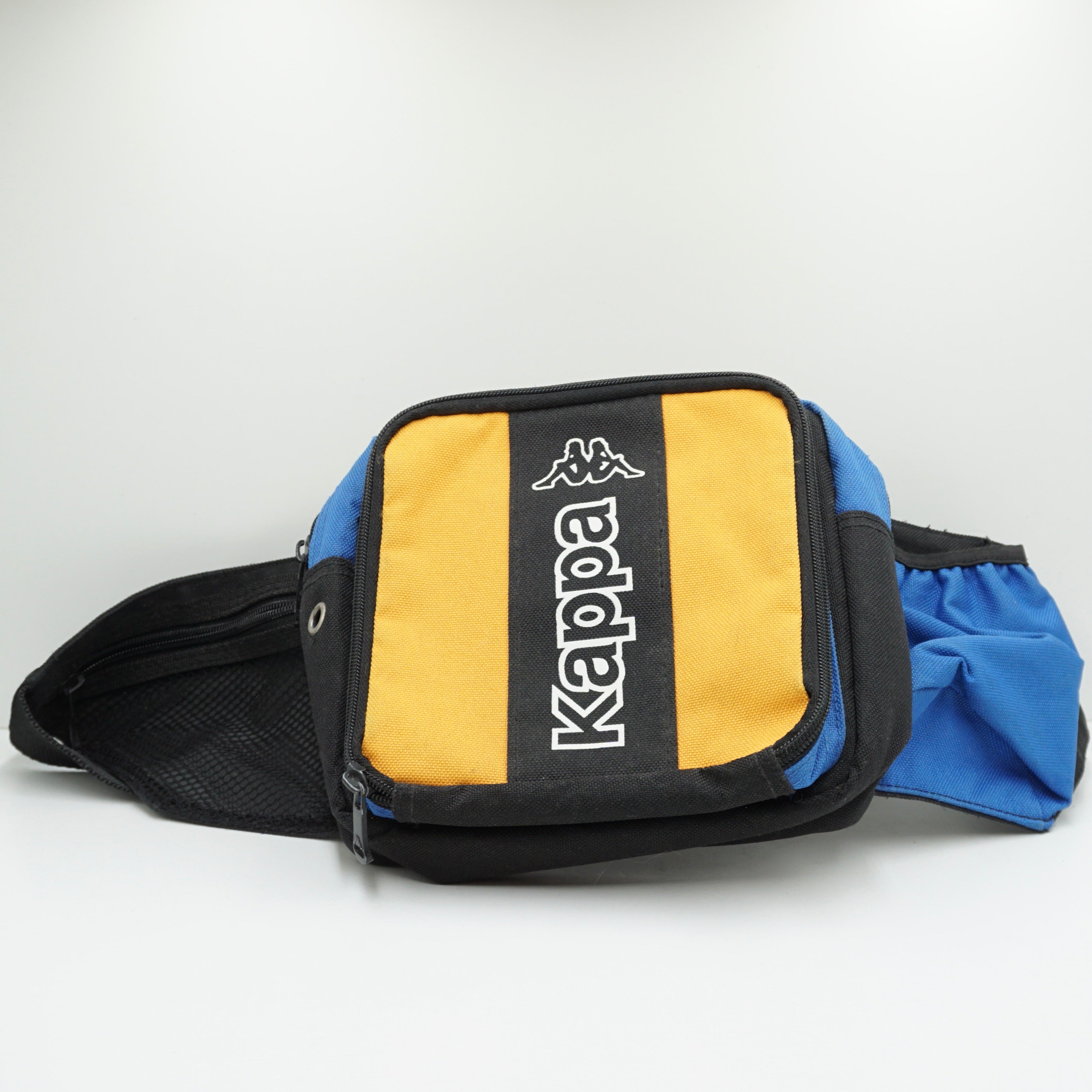 Kappa Black Blue Yellow Waist Bag