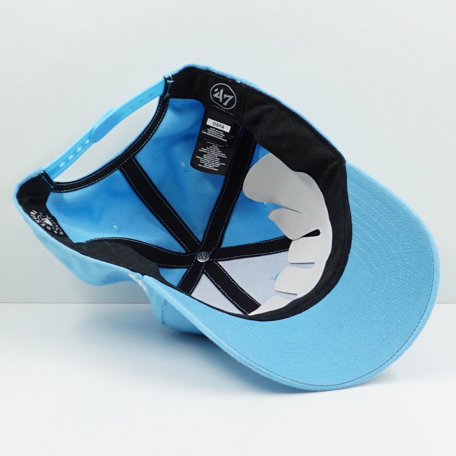 47 Brand New York Yankees MVP Columbia Blue Adjustable Cap