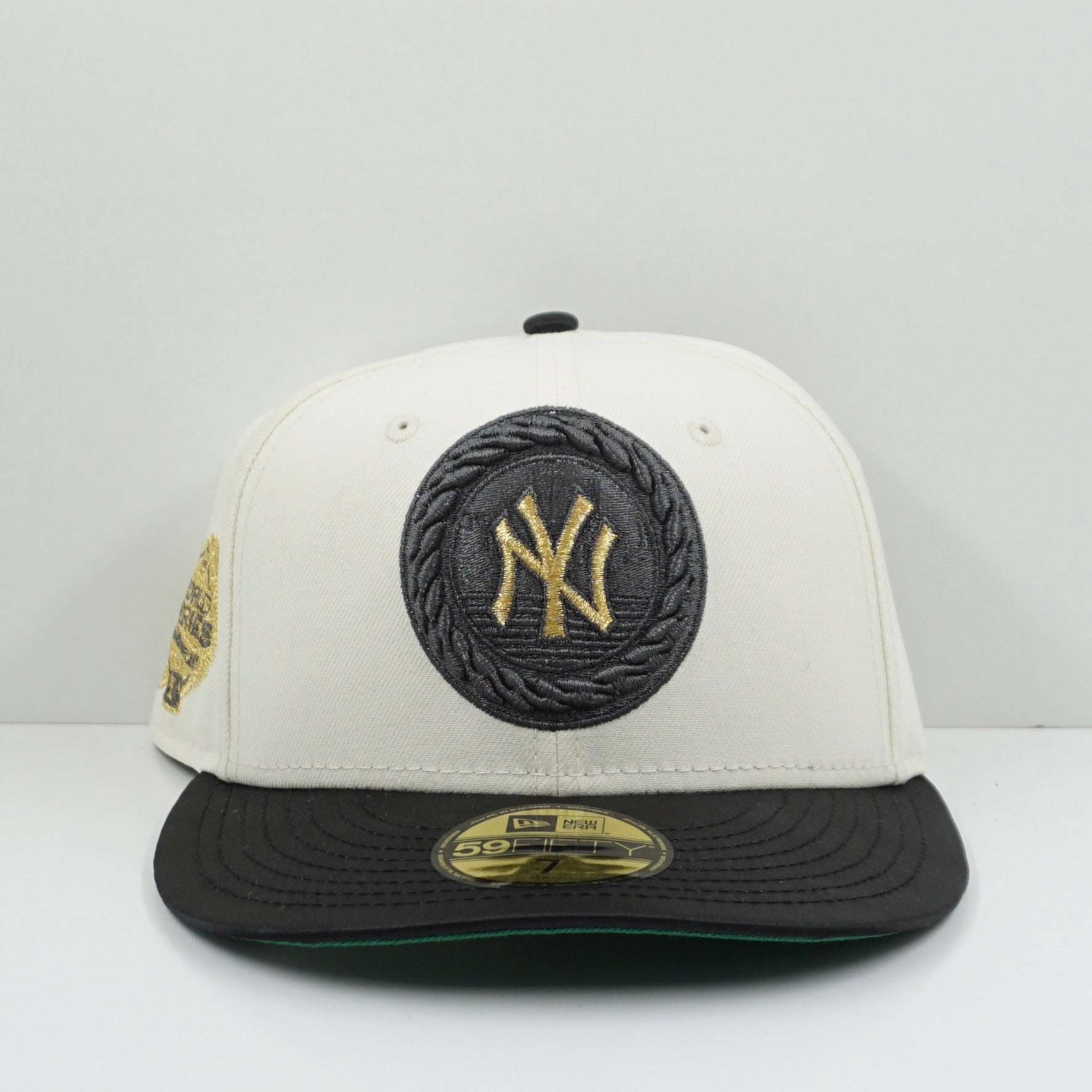 New Era Cooperstown Collection New York Yankees World Series 100TH Anniversary Two Tone Kelly Green UV Fitted Cap