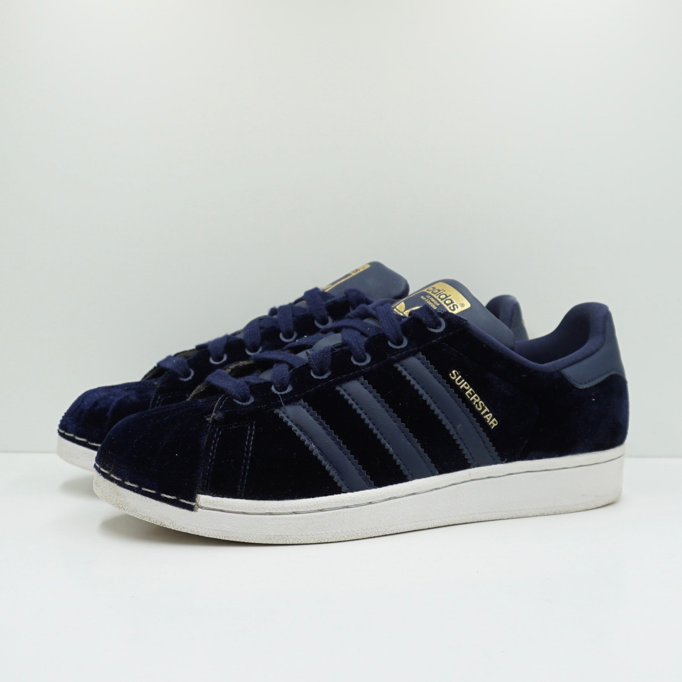 Adidas Superstar Navy Satin (W)