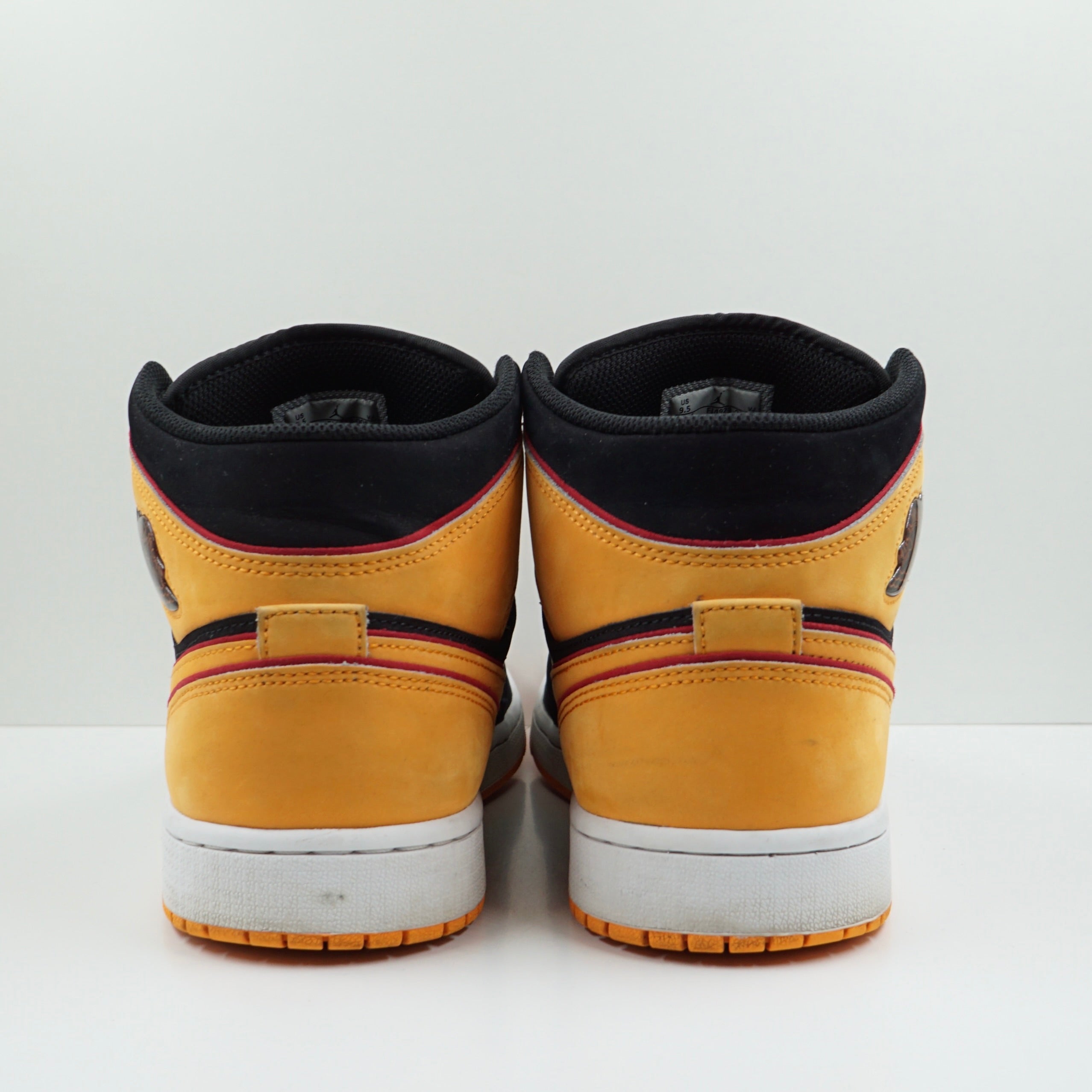 Jordan 1 Mid Fat Tongue Black Orange