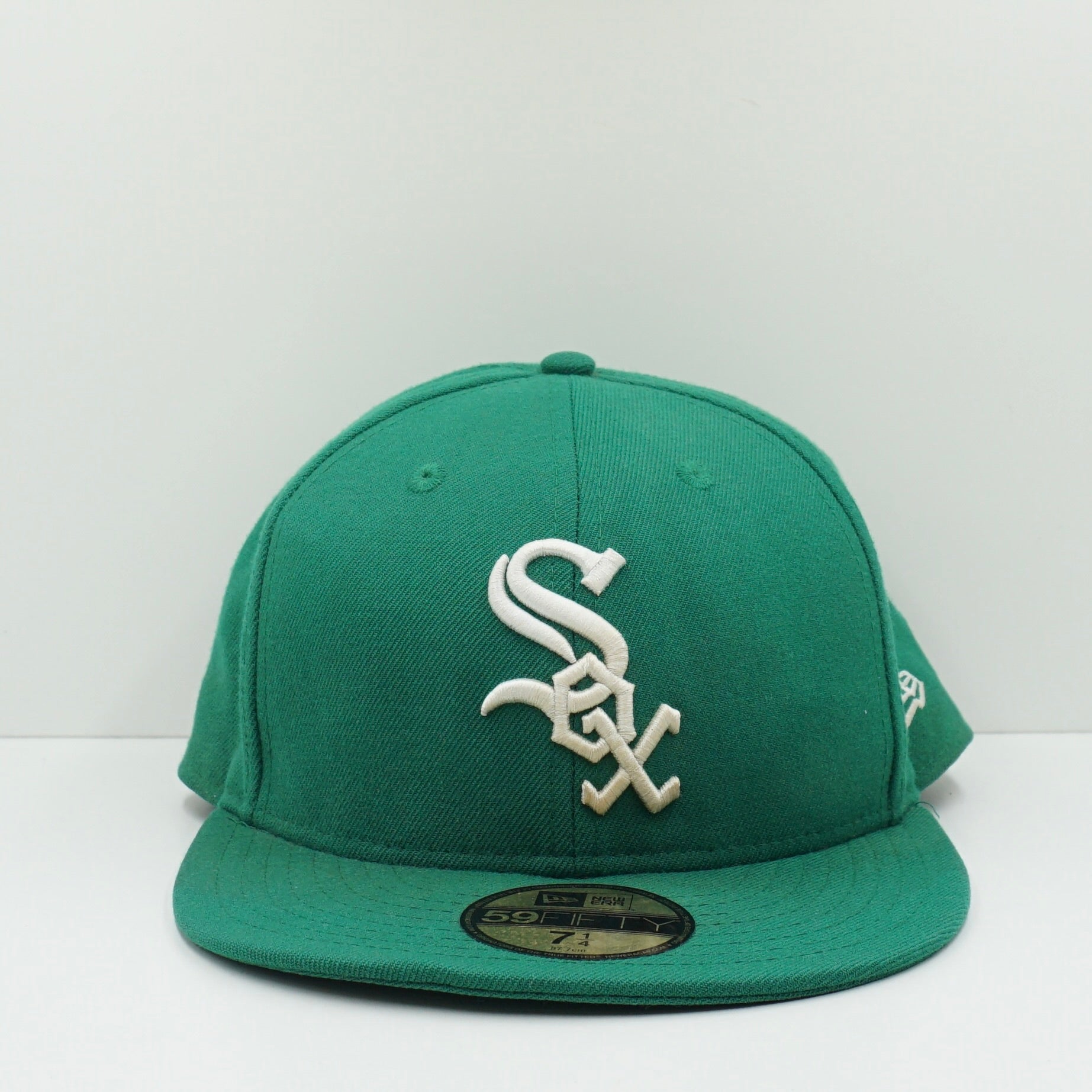 New Era White Sox Green Fitted Cap