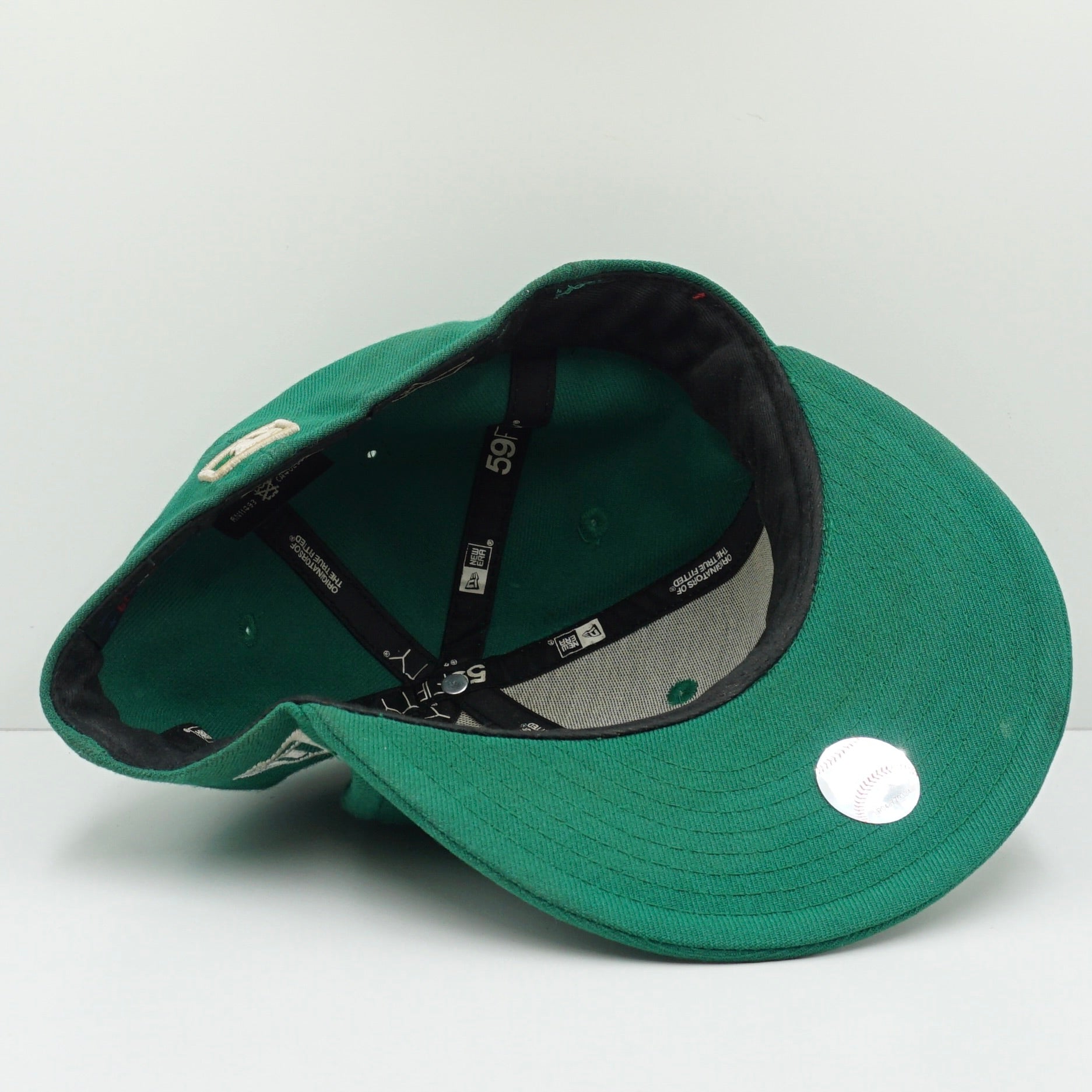 New Era White Sox Green Fitted Cap