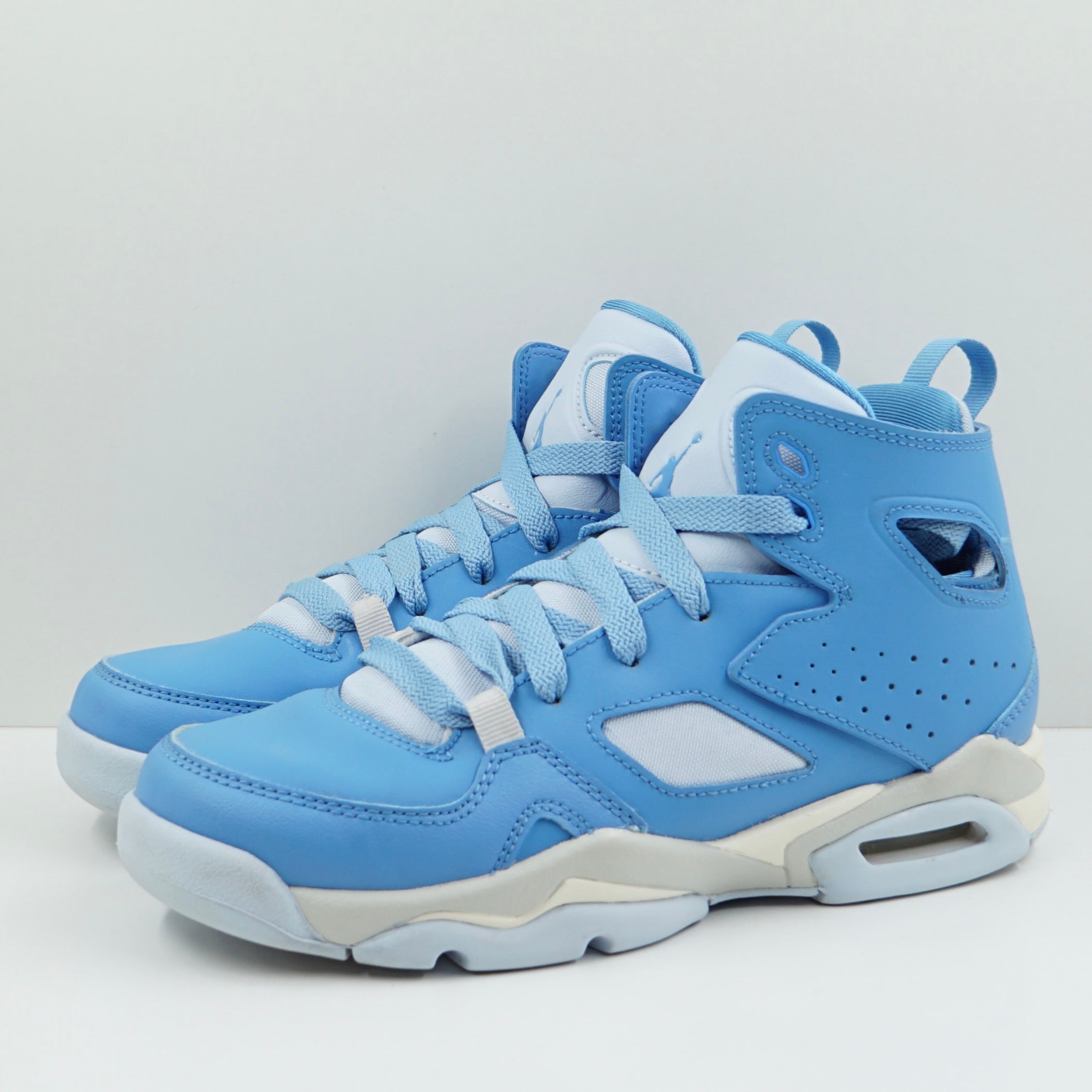 Jordan Flight Club '91 Legend Blue Pure Platinum Sail Hydrogen Blue (GS)