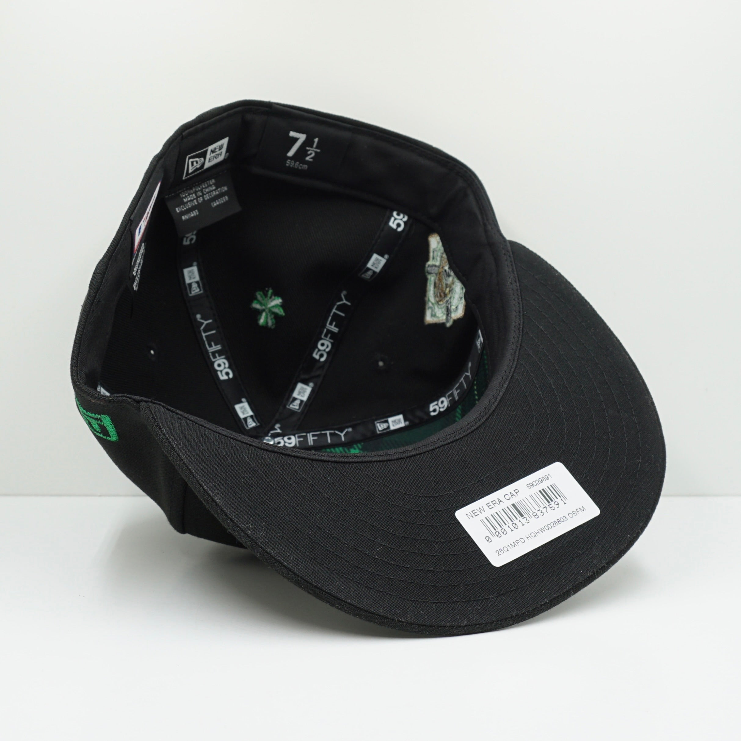 New Era St Patricks Day Pittburgh Pirates Black Green Fitted Cap
