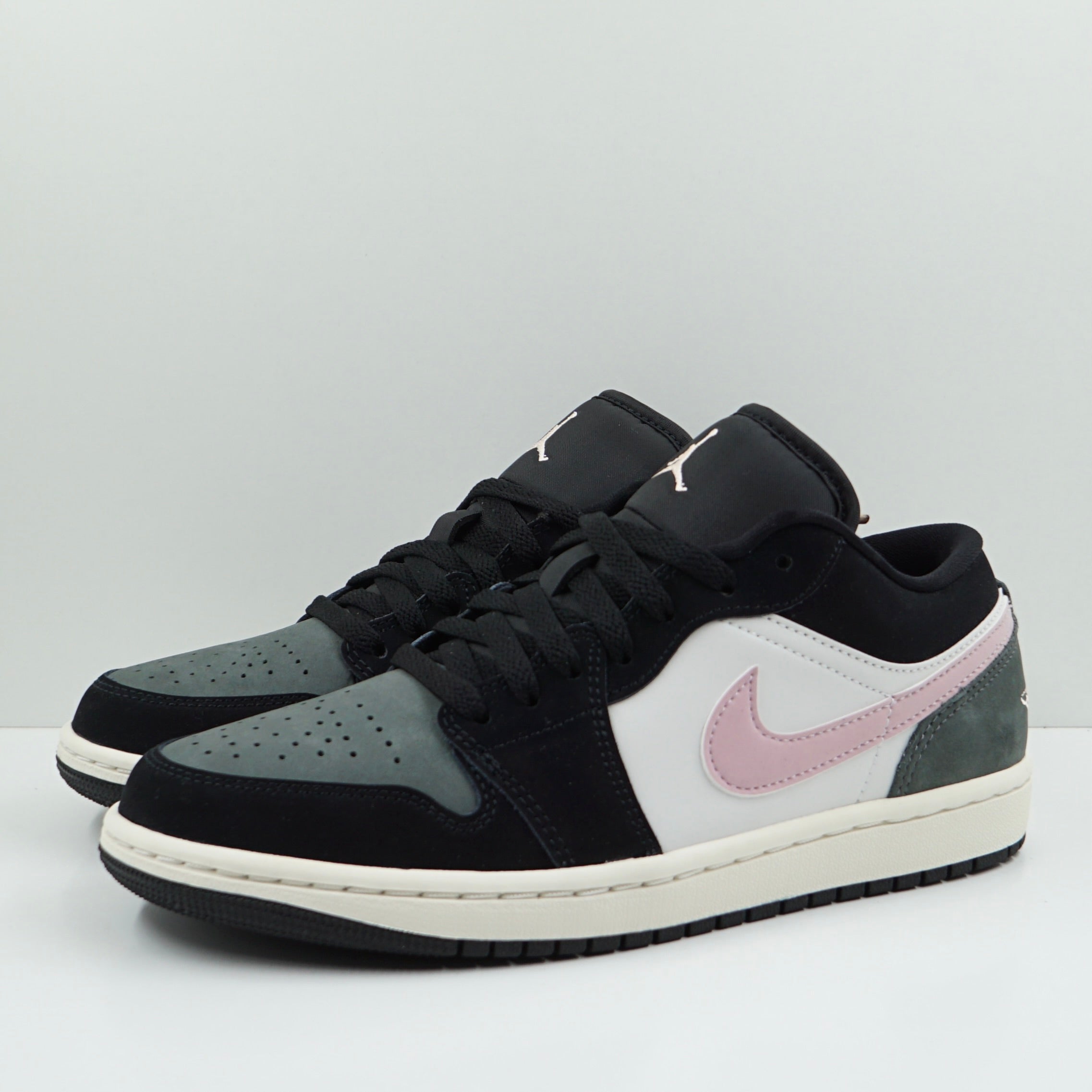Jordan 1 Low SE Black Iced Carmine Iron Grey