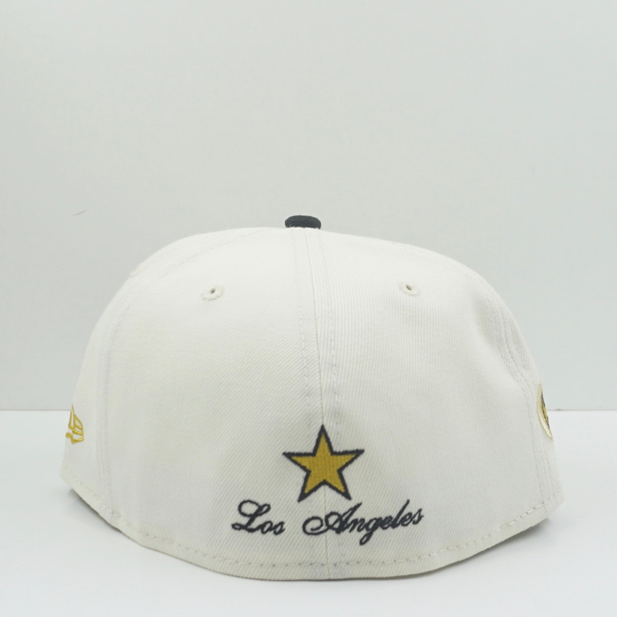New Era City Icon 17203 Los Angeles Dodgers Beige Black Fitted Cap