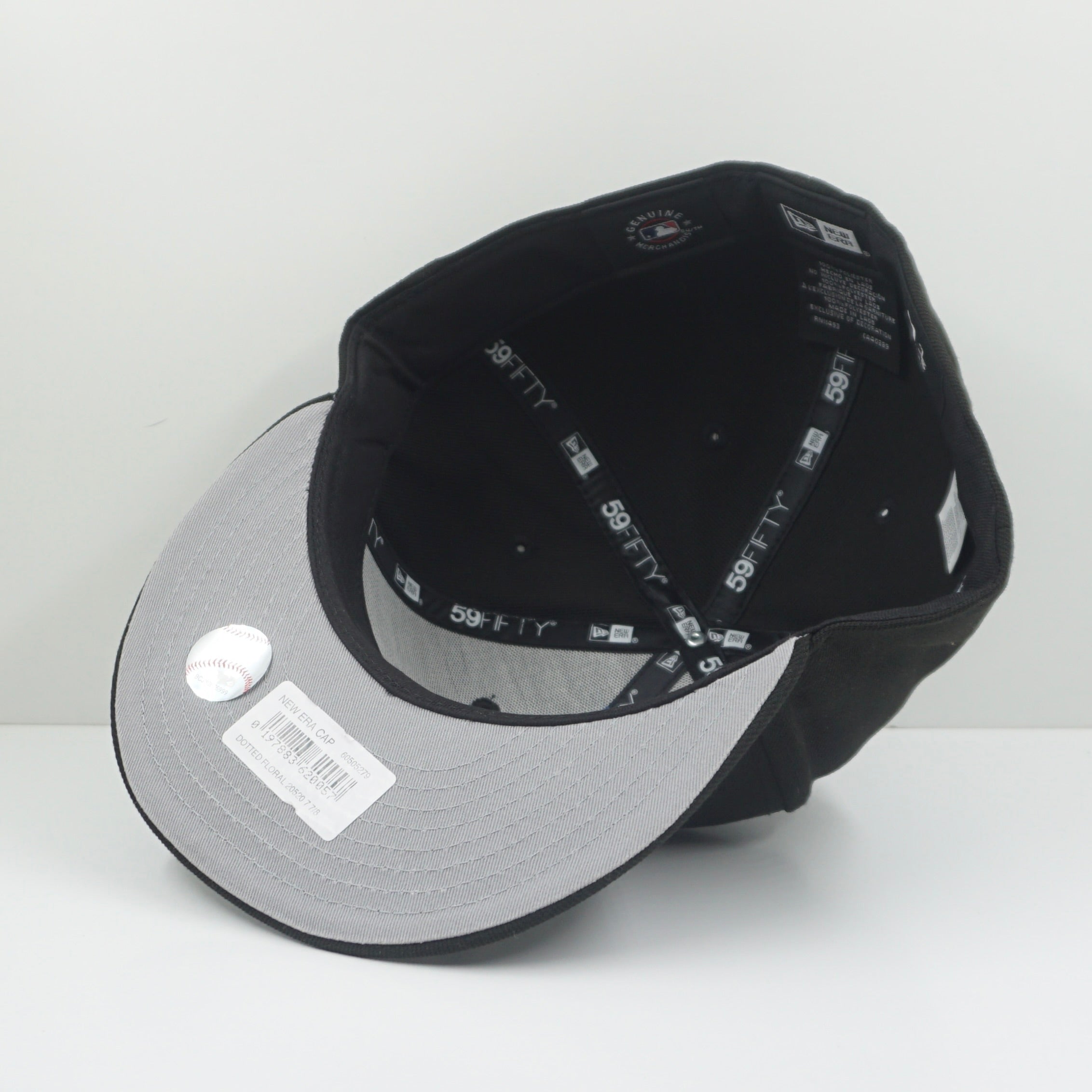 New Era New York Yankees Dotted Floral Black Fitted Cap