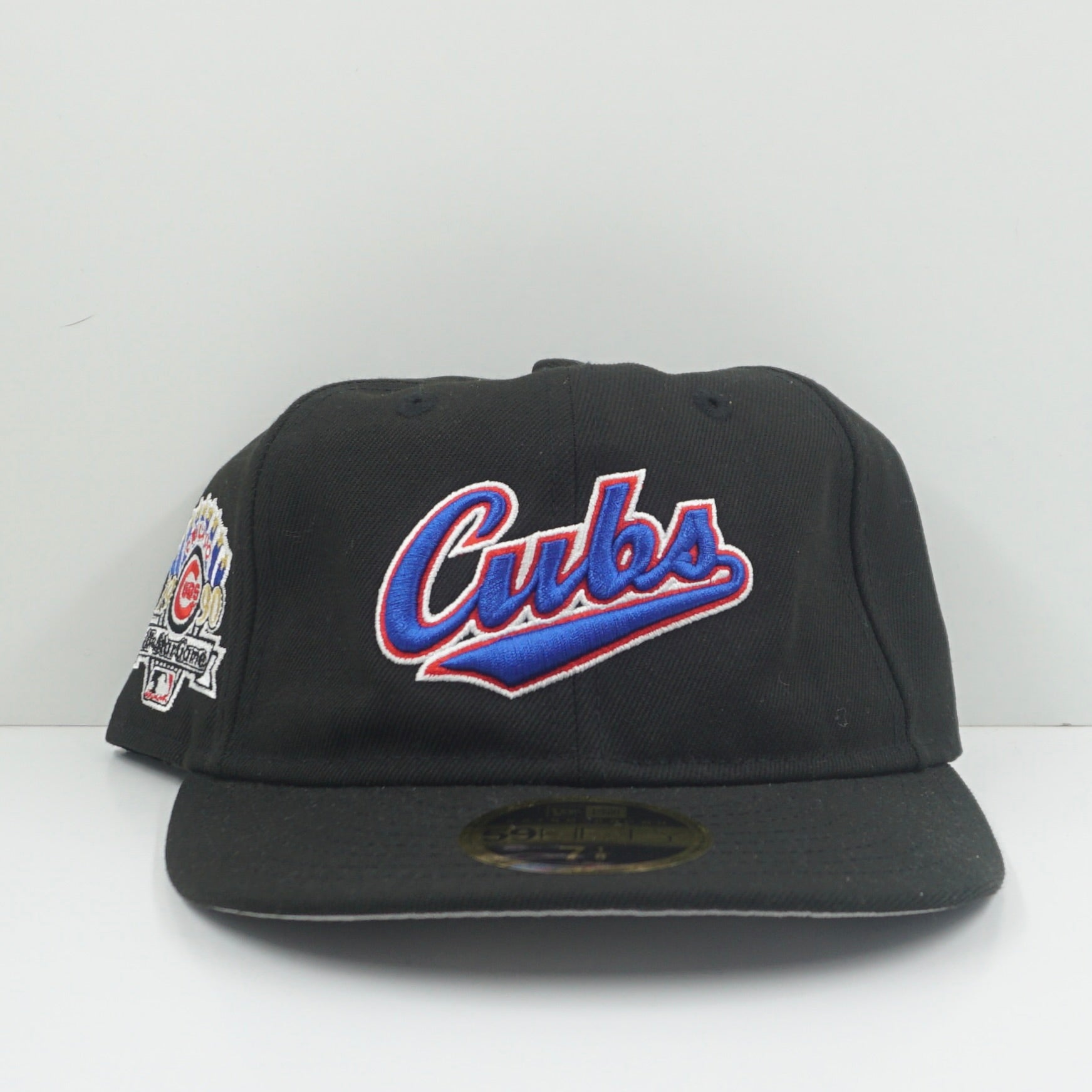 New Era Cooperstown MLB Retro Crown Chicago Cubs Black Fitted Cap