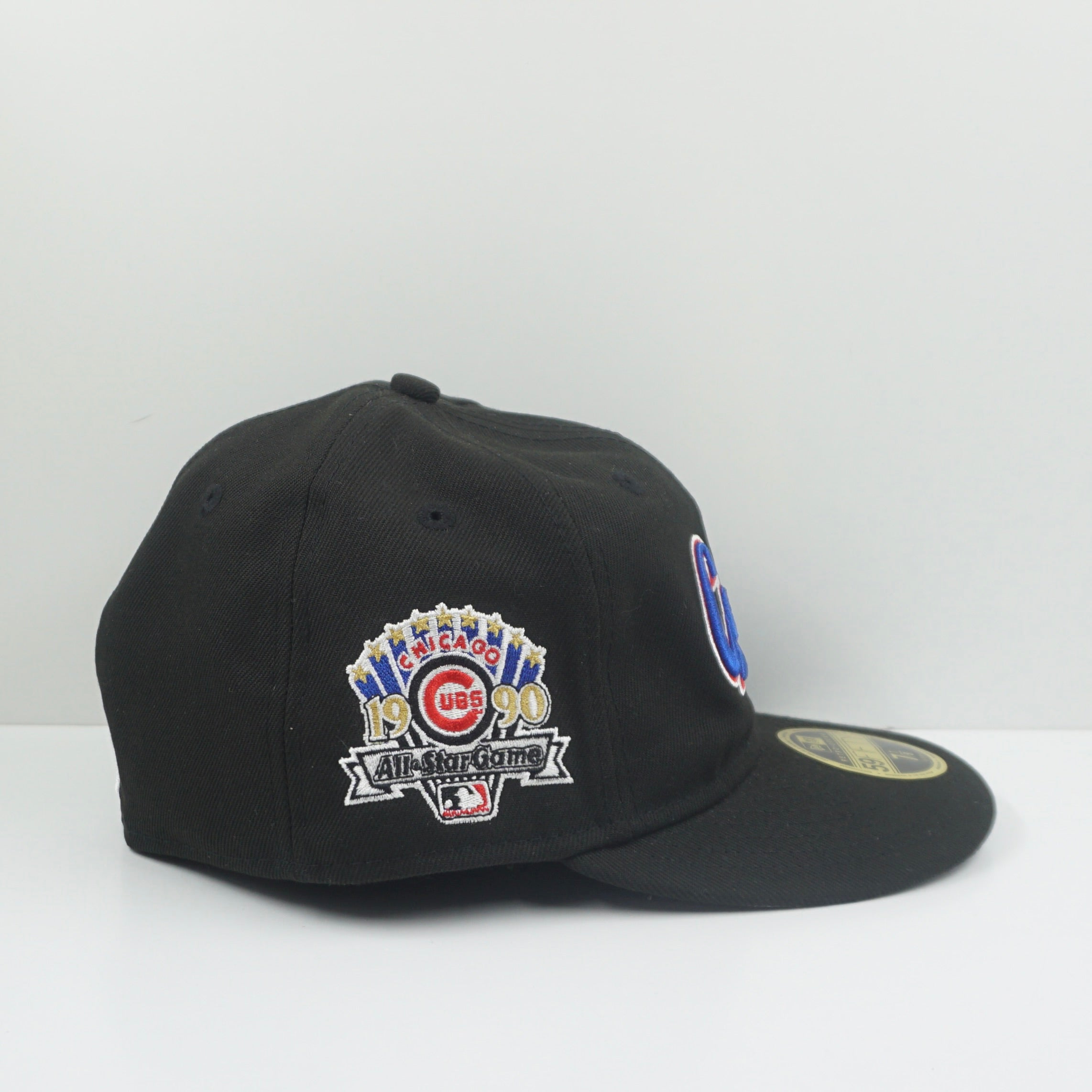 New Era Cooperstown MLB Retro Crown Chicago Cubs Black Fitted Cap