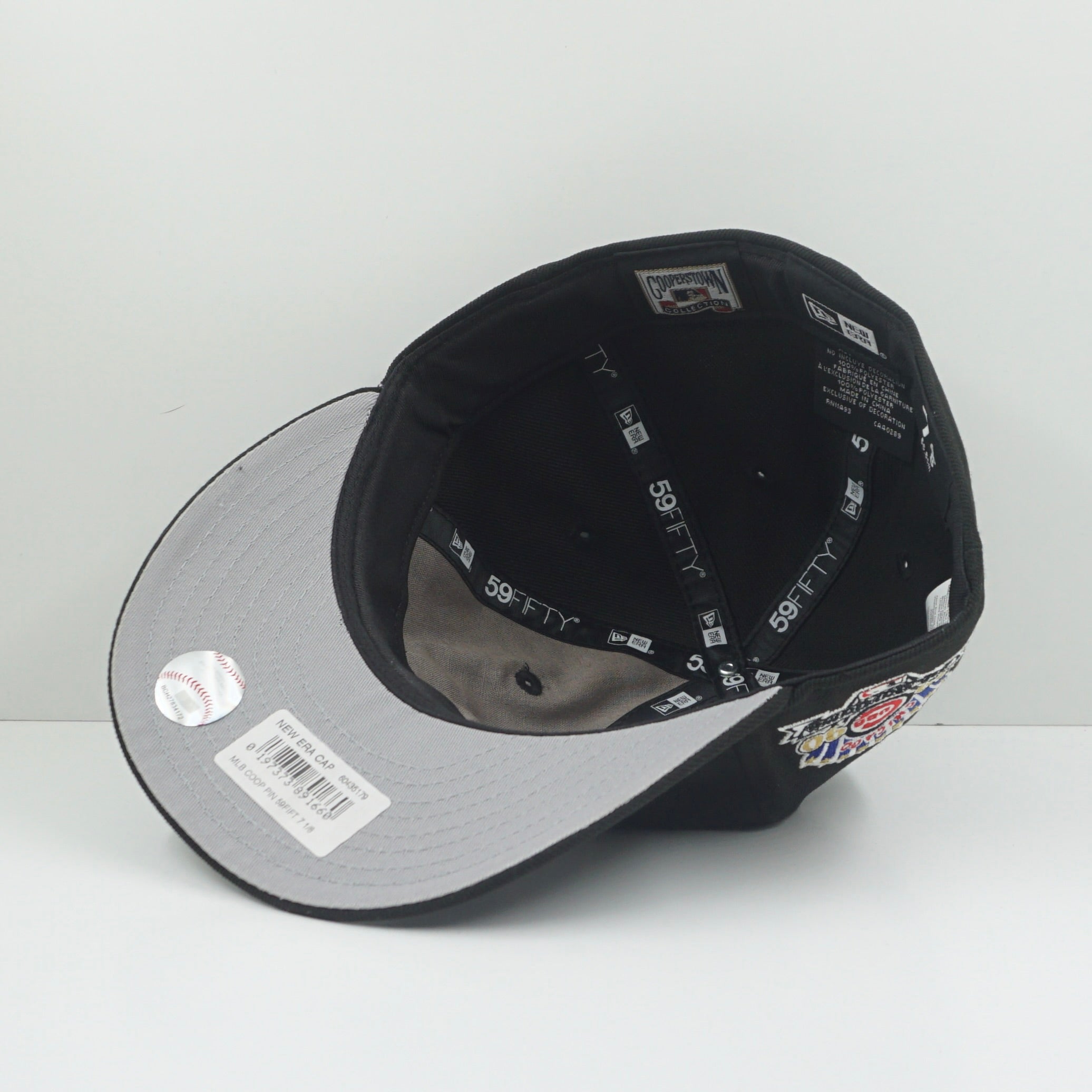 New Era Cooperstown MLB Retro Crown Chicago Cubs Black Fitted Cap