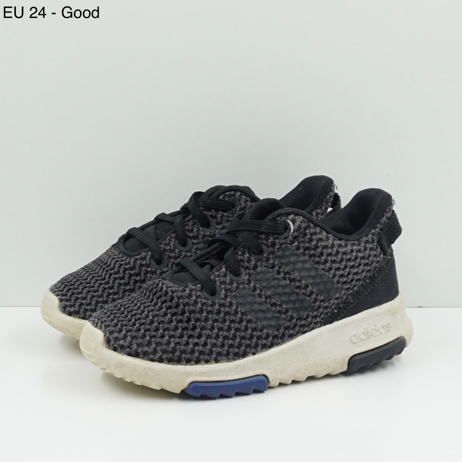 Adidas Neo Racer TR Black Blue Toddler
