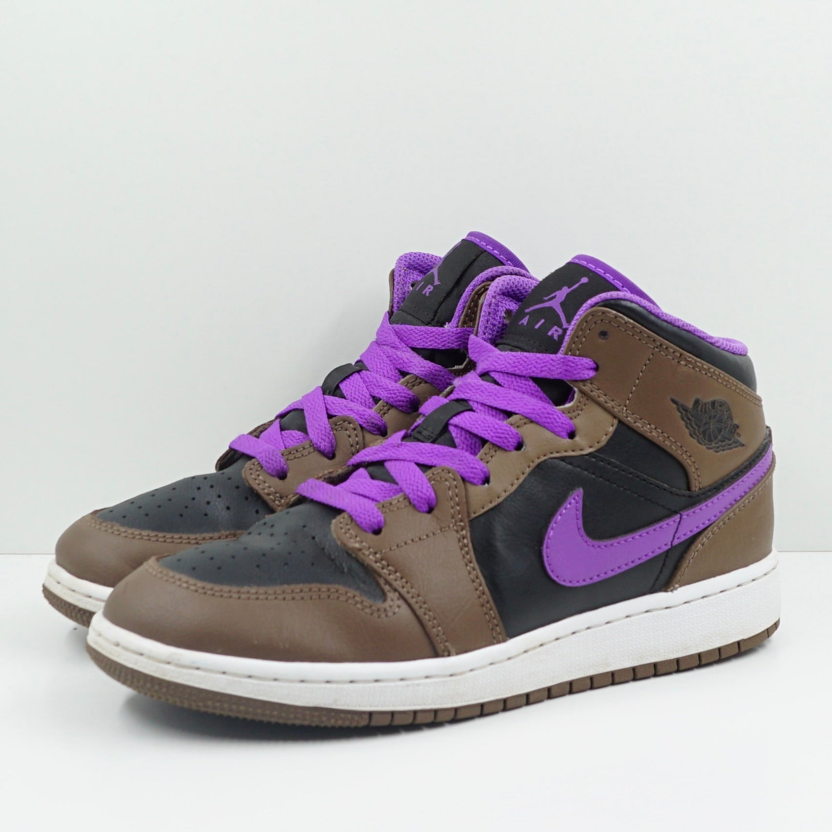 Jordan 1 Mid Purple Mocha (GS)