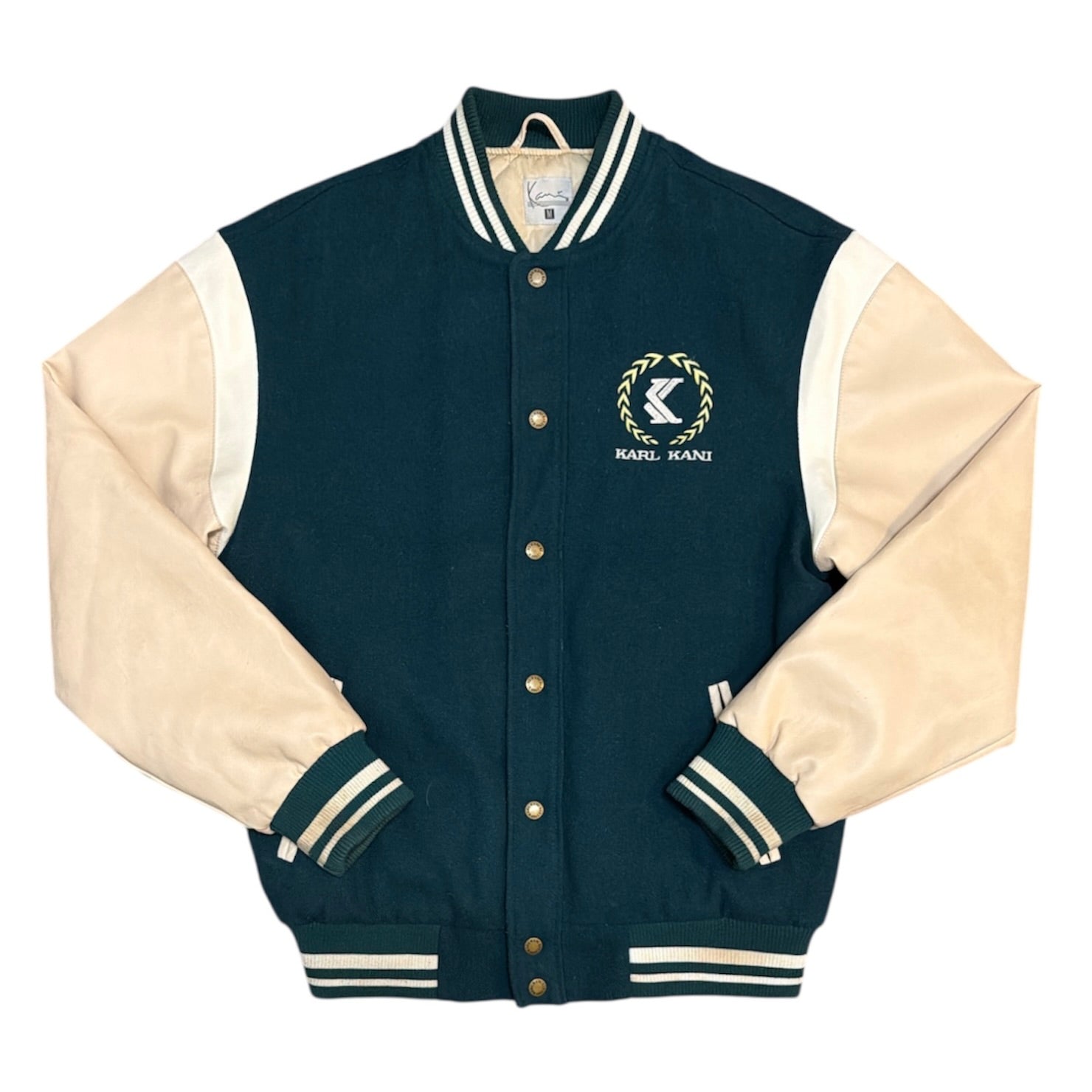 Karl Kani Retro Emblem Green Varsity Jacket