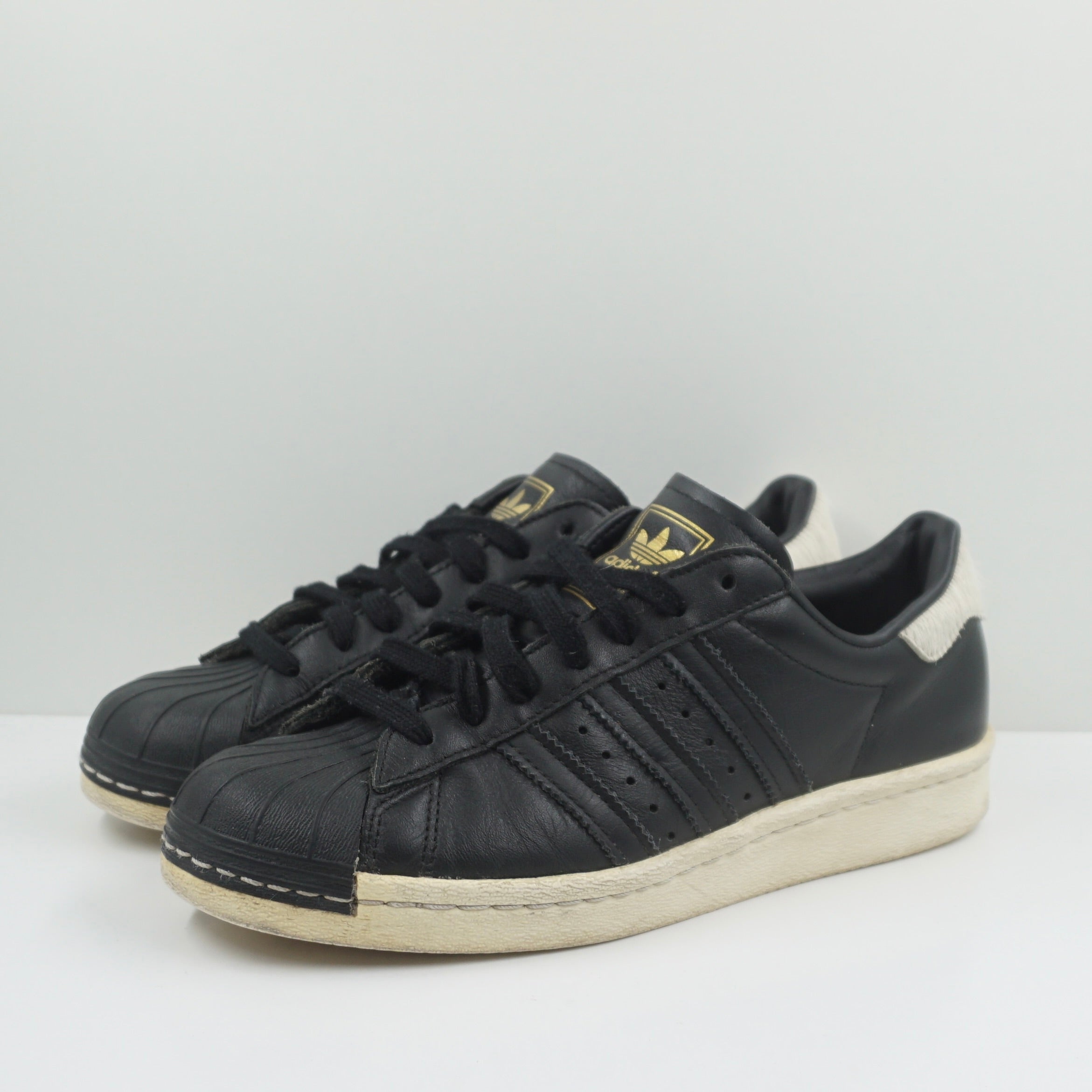 Adidas Superstar 80s Horse Black White