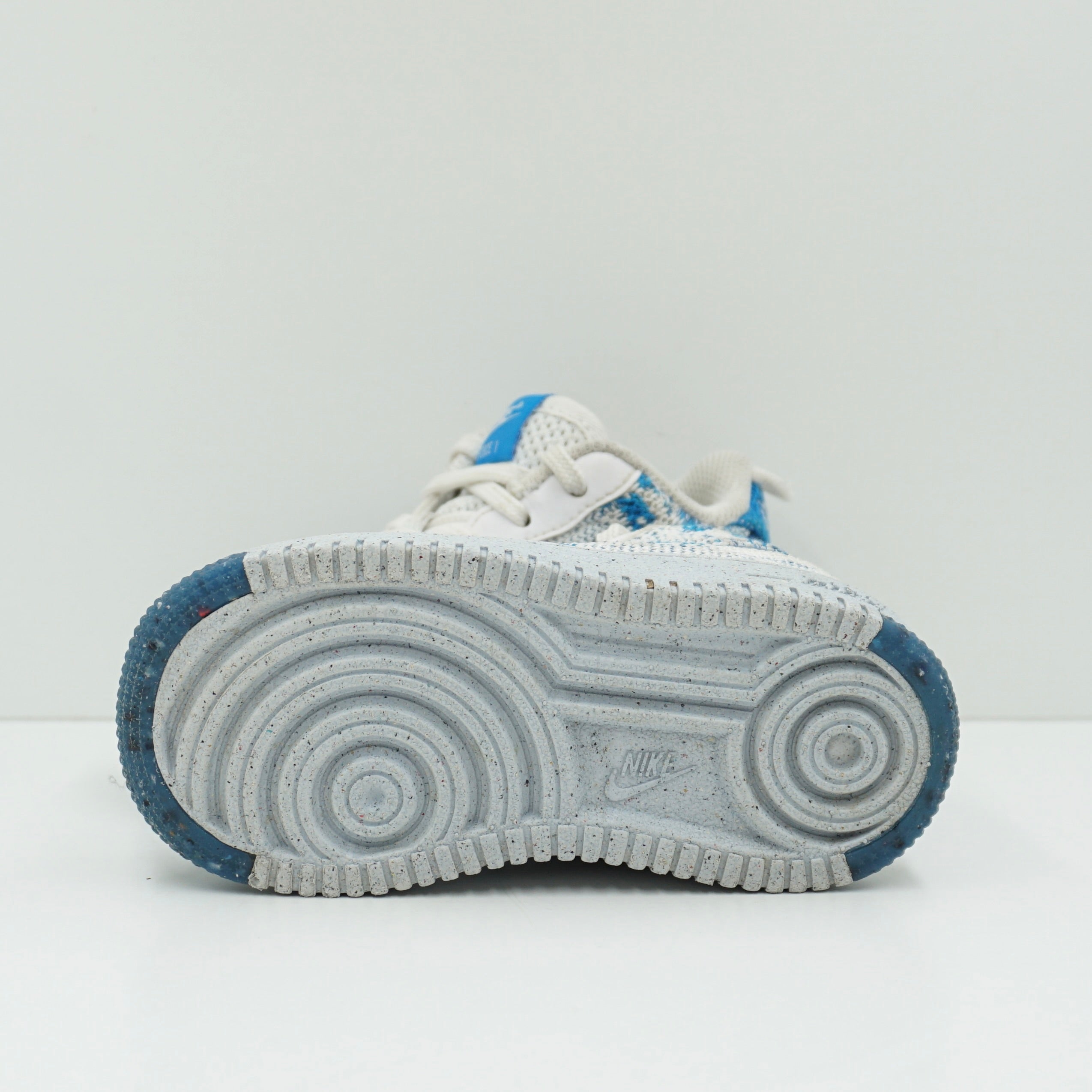 Nike Force 1 Crater Flyknit Blue White Toddler