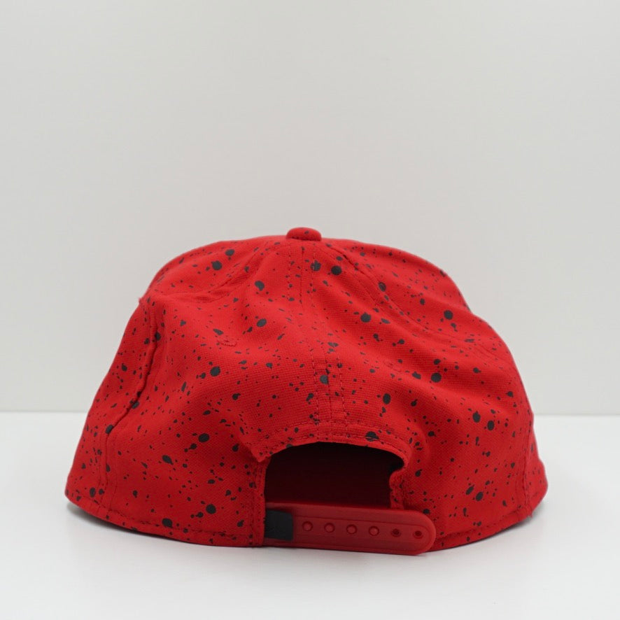 Jordan Red Speckle Print Snapback Cap