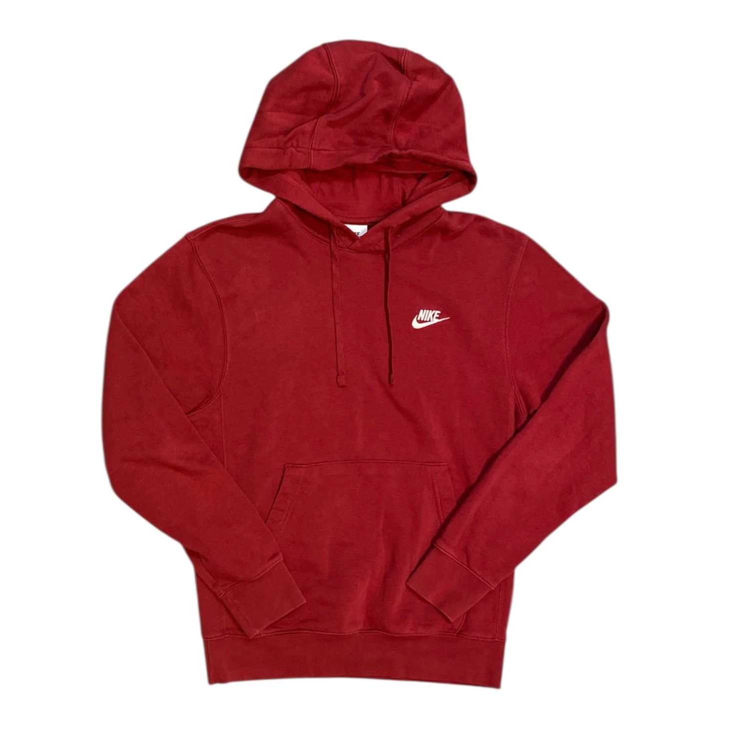 Nike Sportswear Club Fleece Red Pullover Hoodie