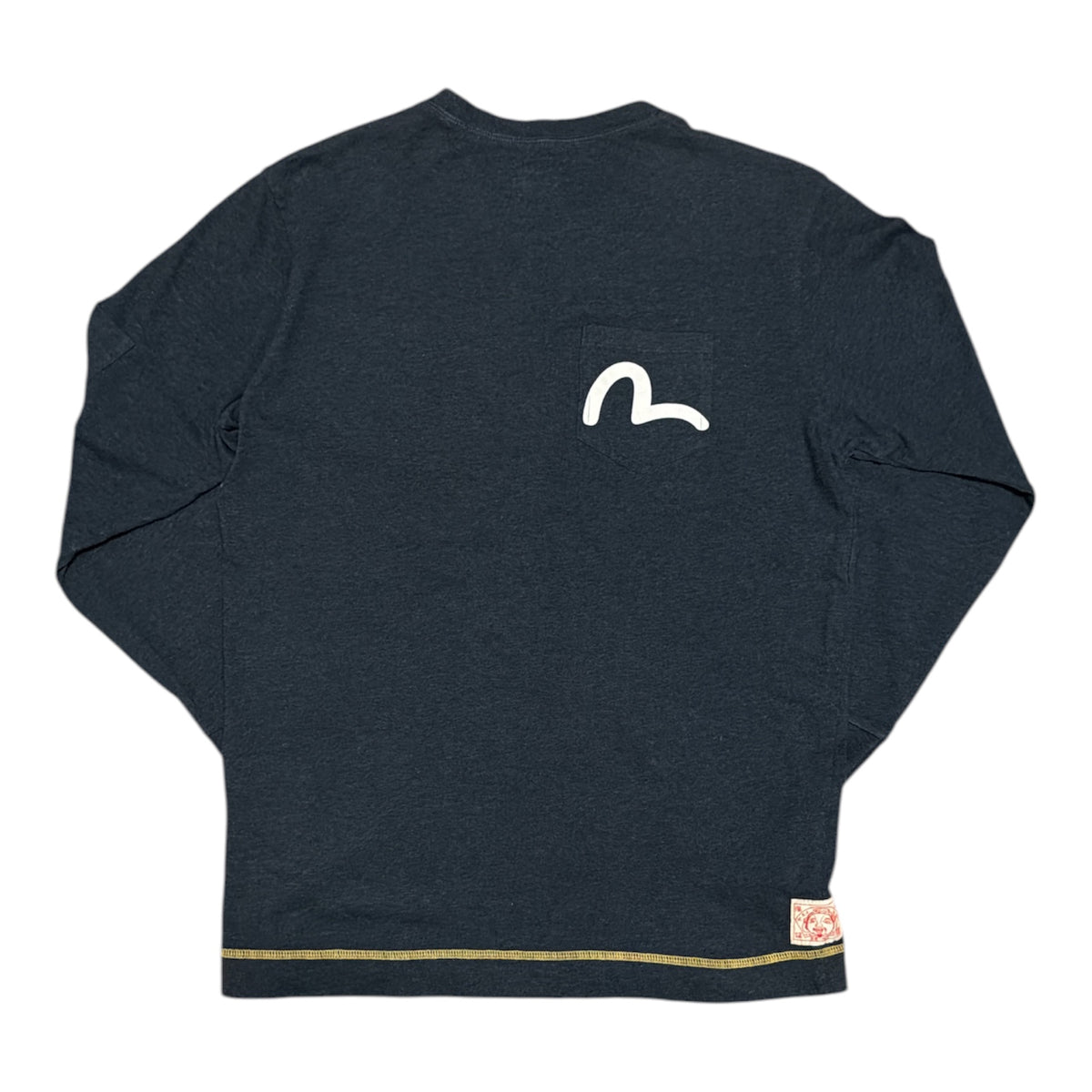 Evisu Navy Pocket Long Sleeve