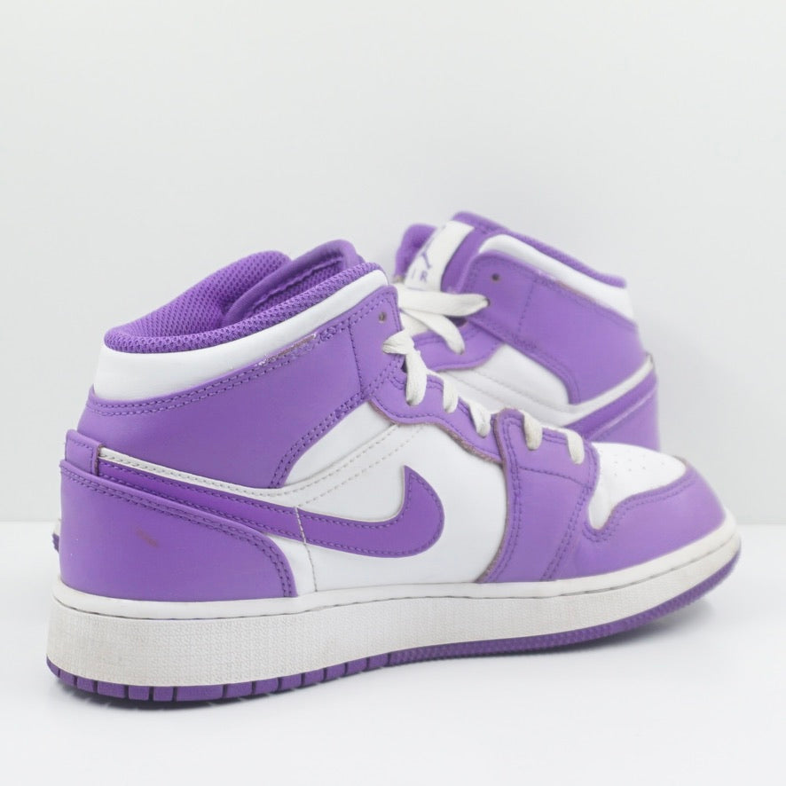 Jordan 1 Mid Purple Venom (GS)