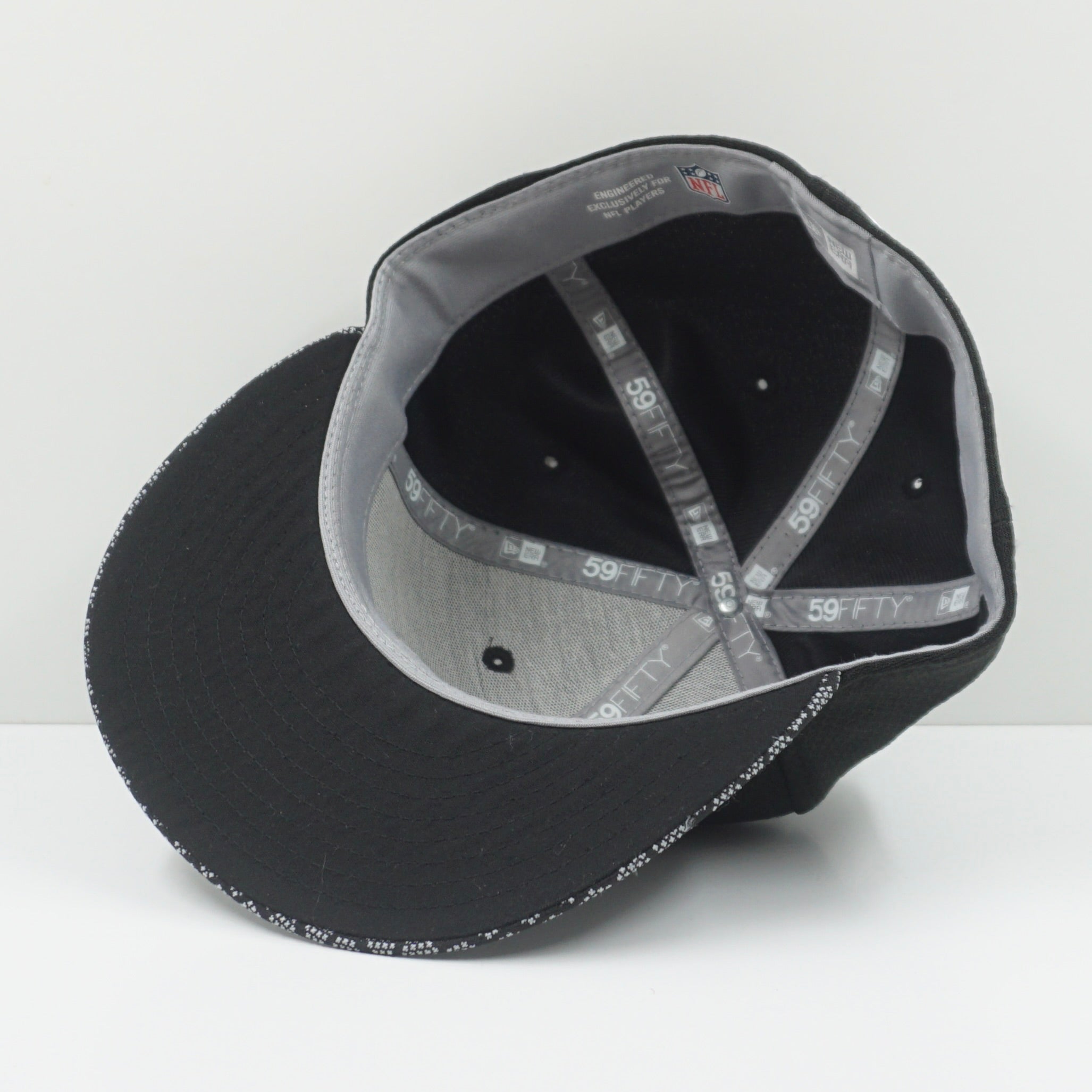 New Era Raiders Black Fitted Cap