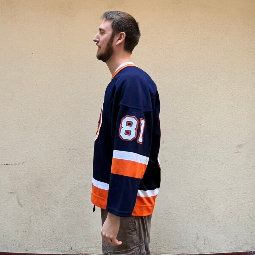 Reebok New York Islanders Satan 81 NHL Jersey