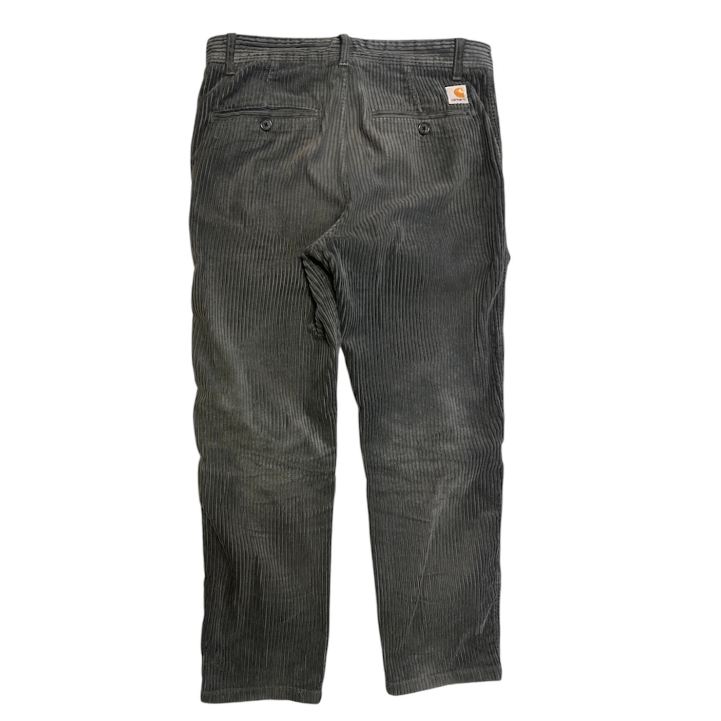 Carhartt WIP Menson Grey Corduroy Pants