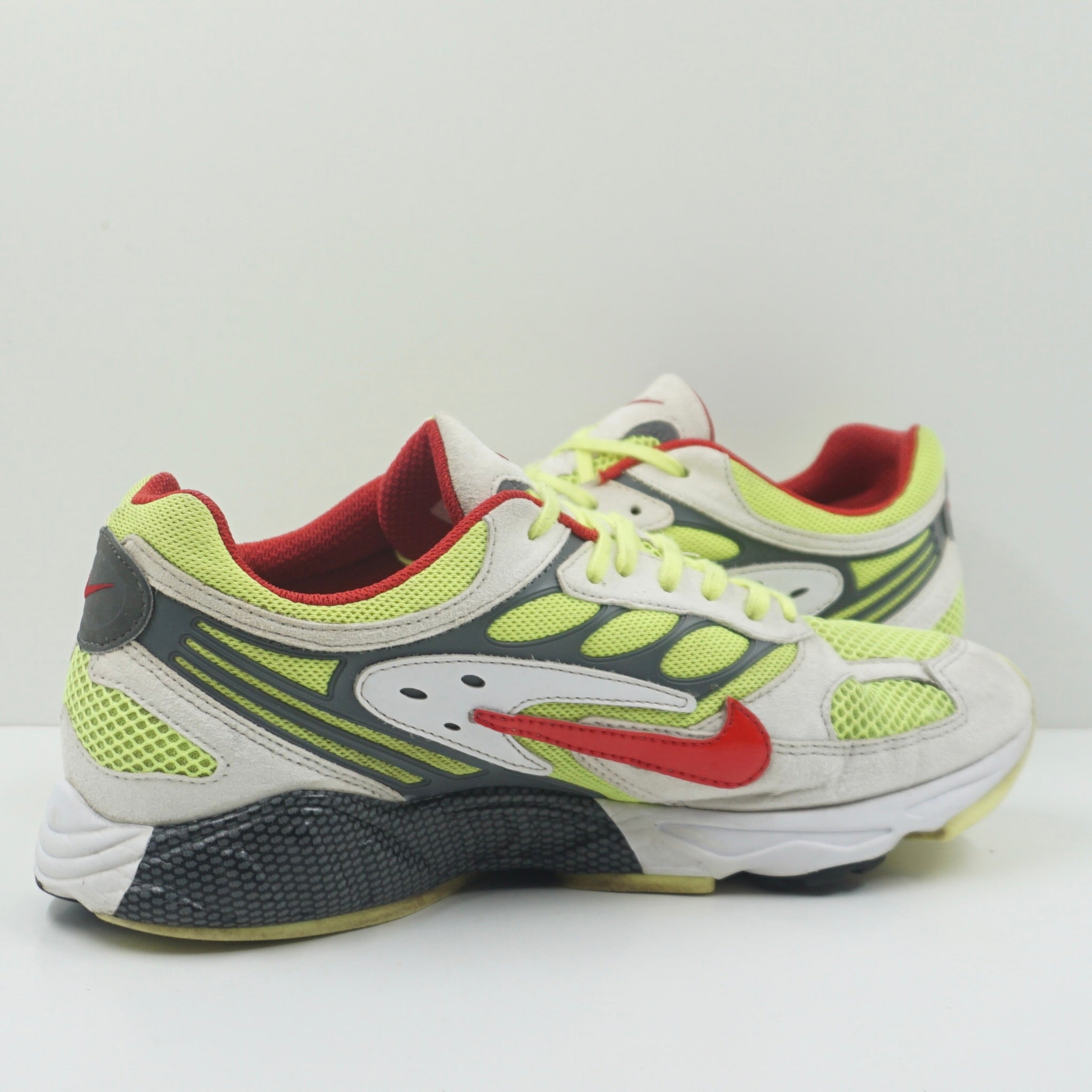 Nike Air Ghost Racer White Atom Red Neon Yellow