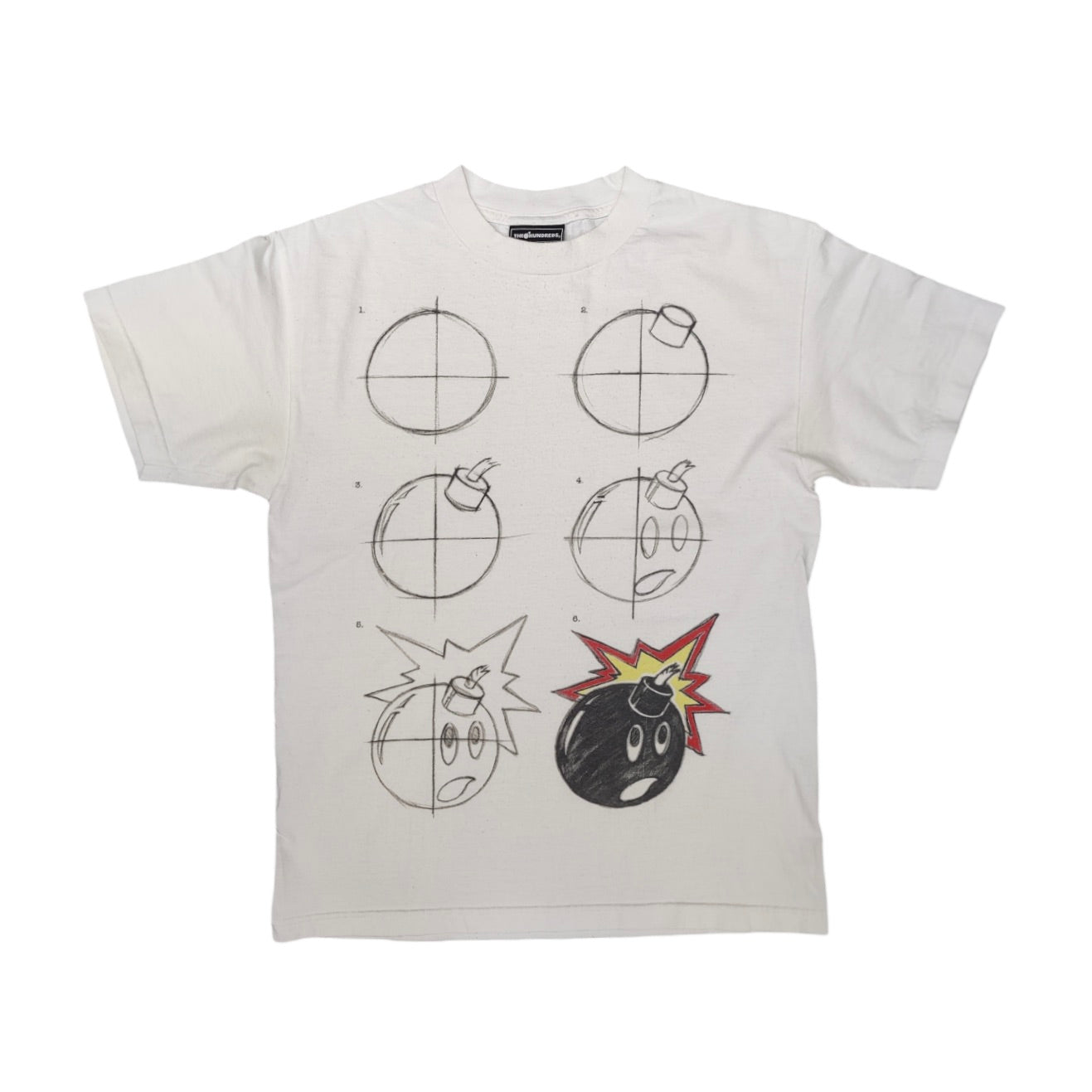 The Hundreds Bomb Sketch White Tshirt